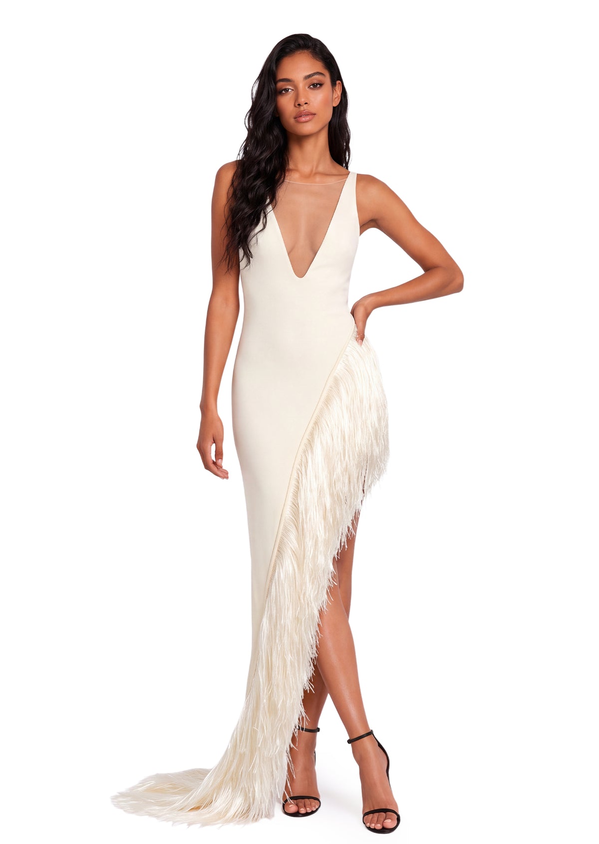 Ebba Sleeveless Tassel Maxi Dress
