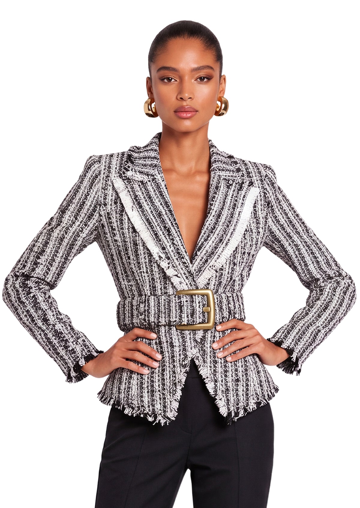 Eben V Neck long Sleeve Blazer