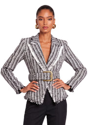 Eben V Neck long Sleeve Blazer