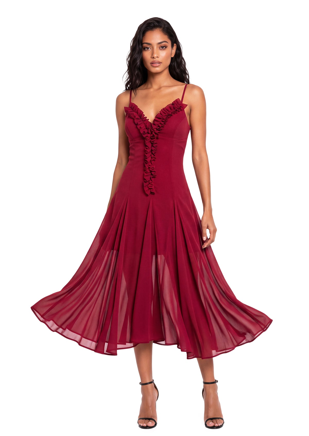 Baara Sleeveless Midi Dress