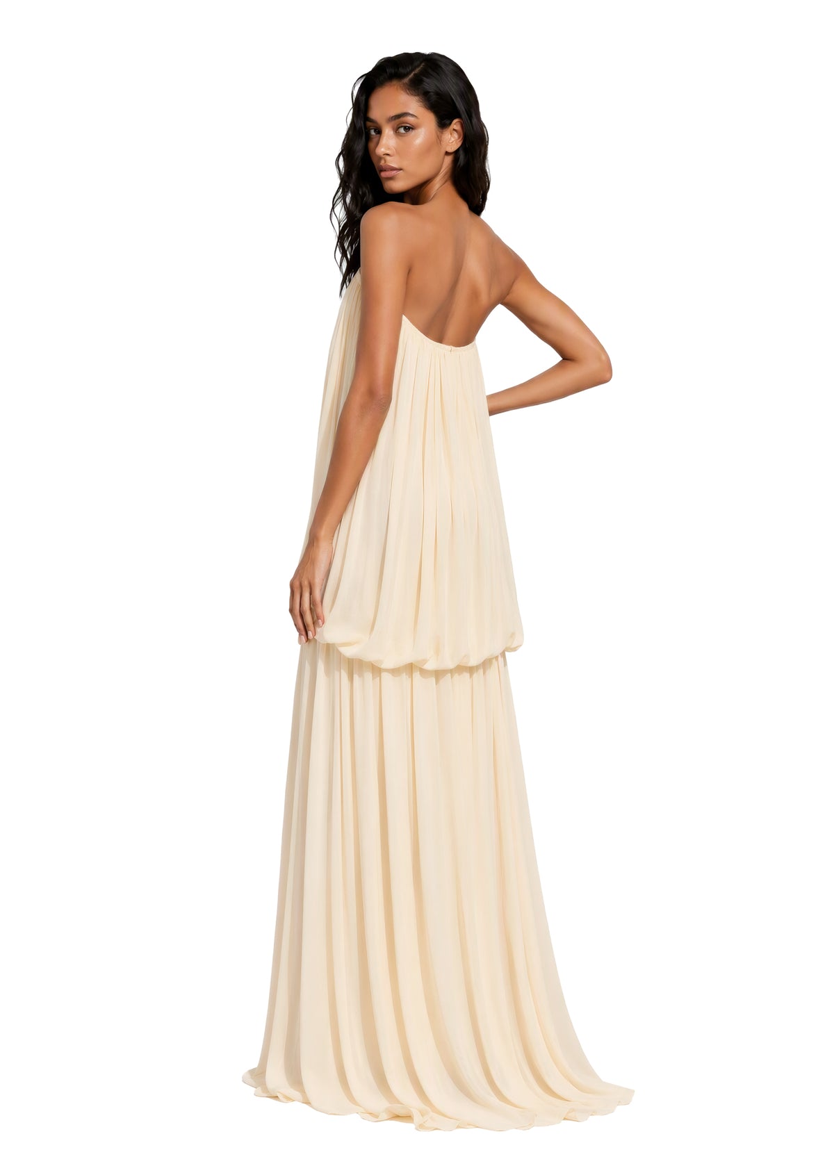 Dae Sleeveless Strapless Maxi Dress