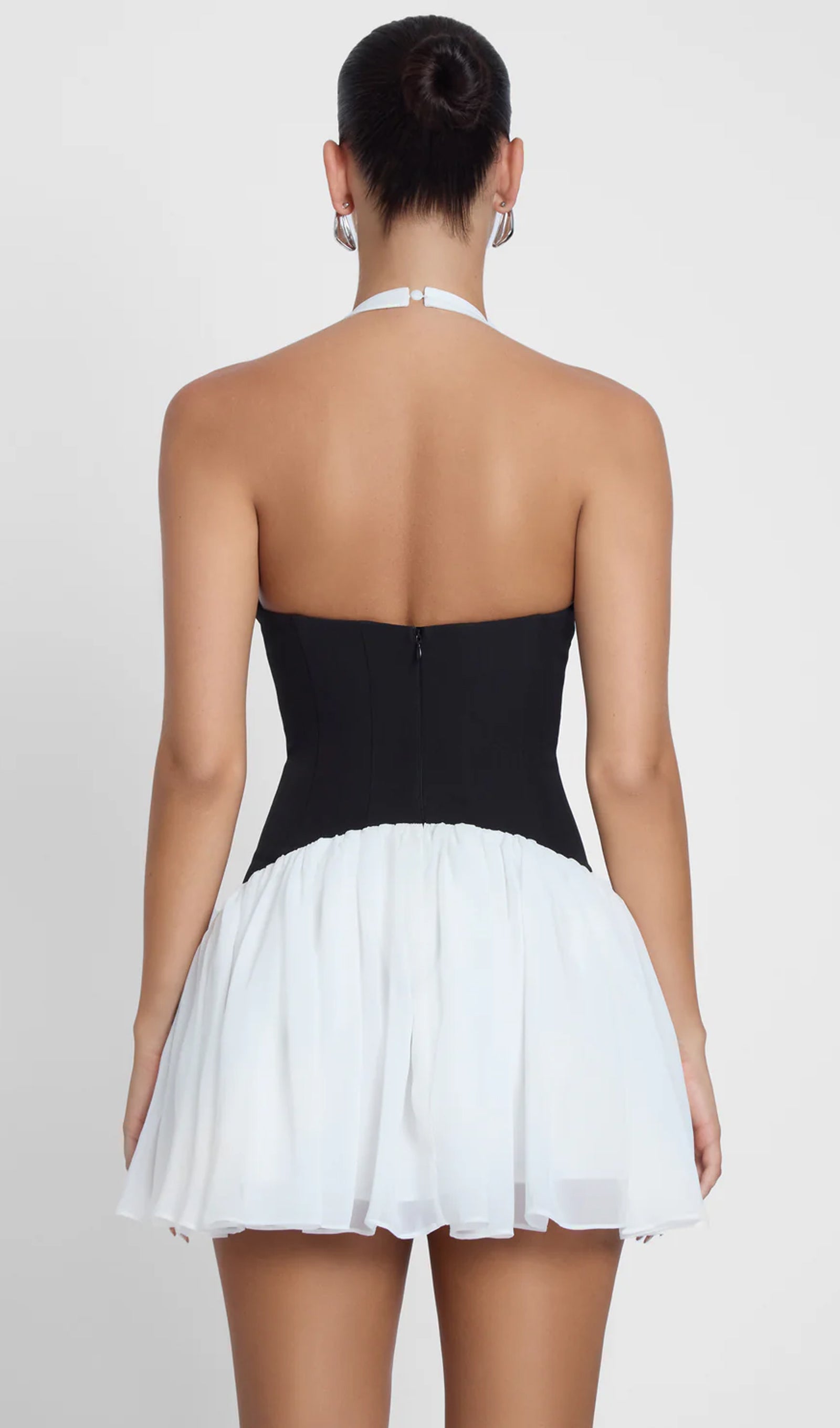 Contrast Corset Mini Dress