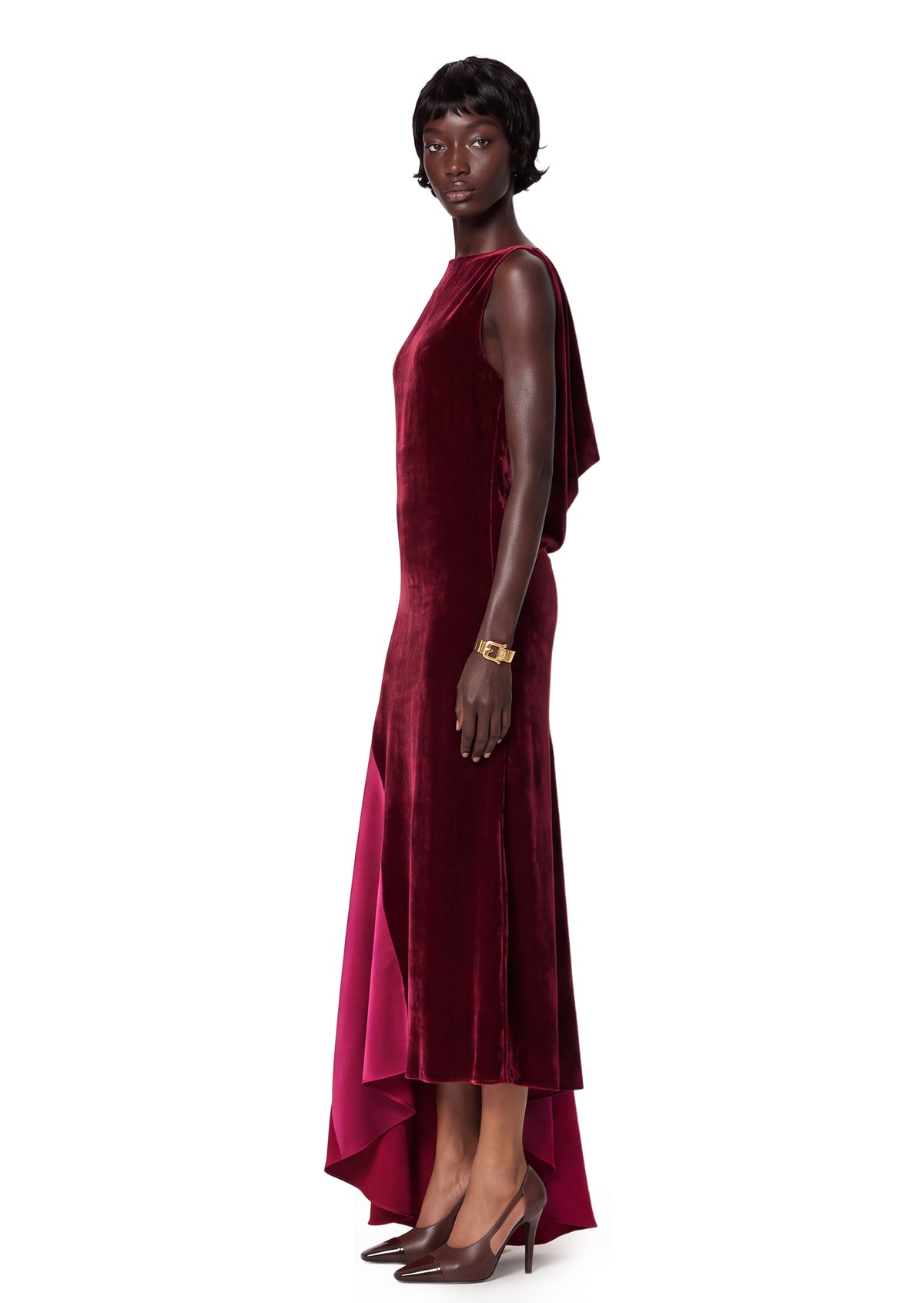 Yoko Velvet Midi Dress