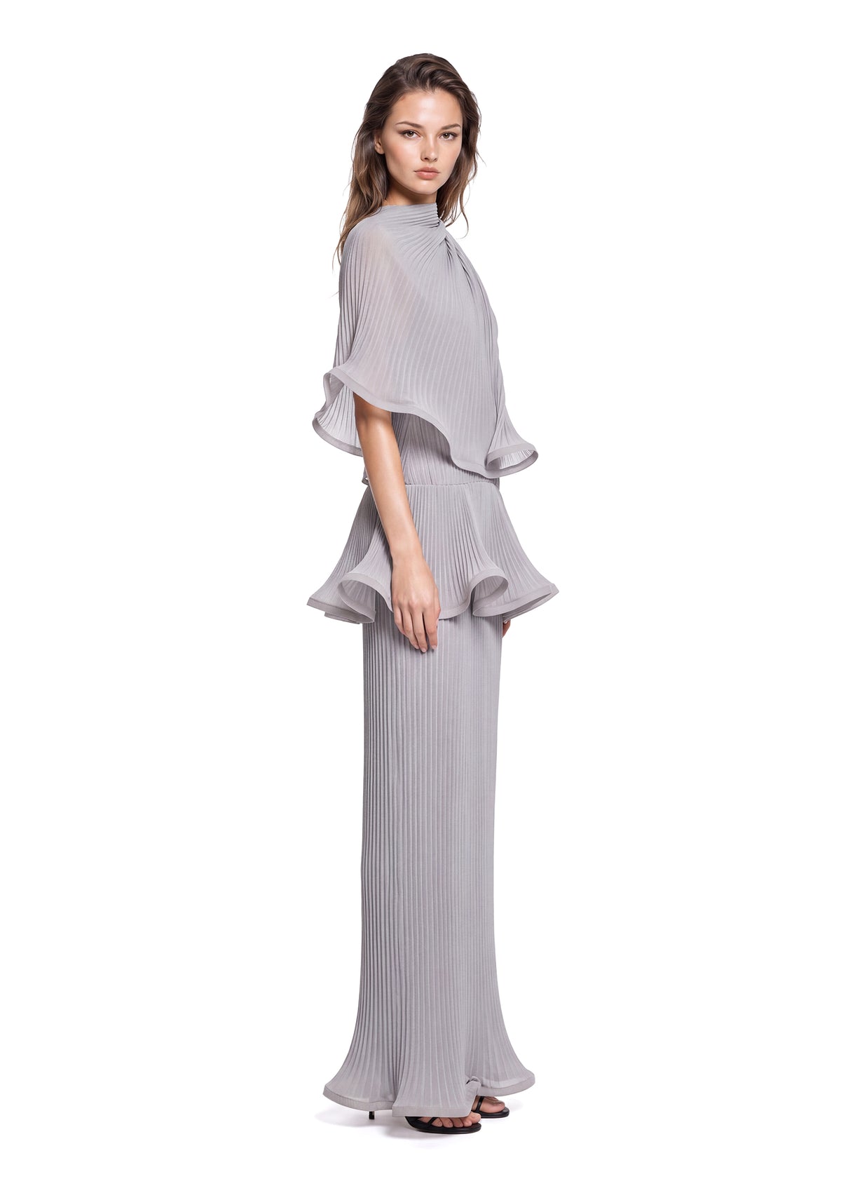 Dacey Deep V Top & Mermaid Skirt Set