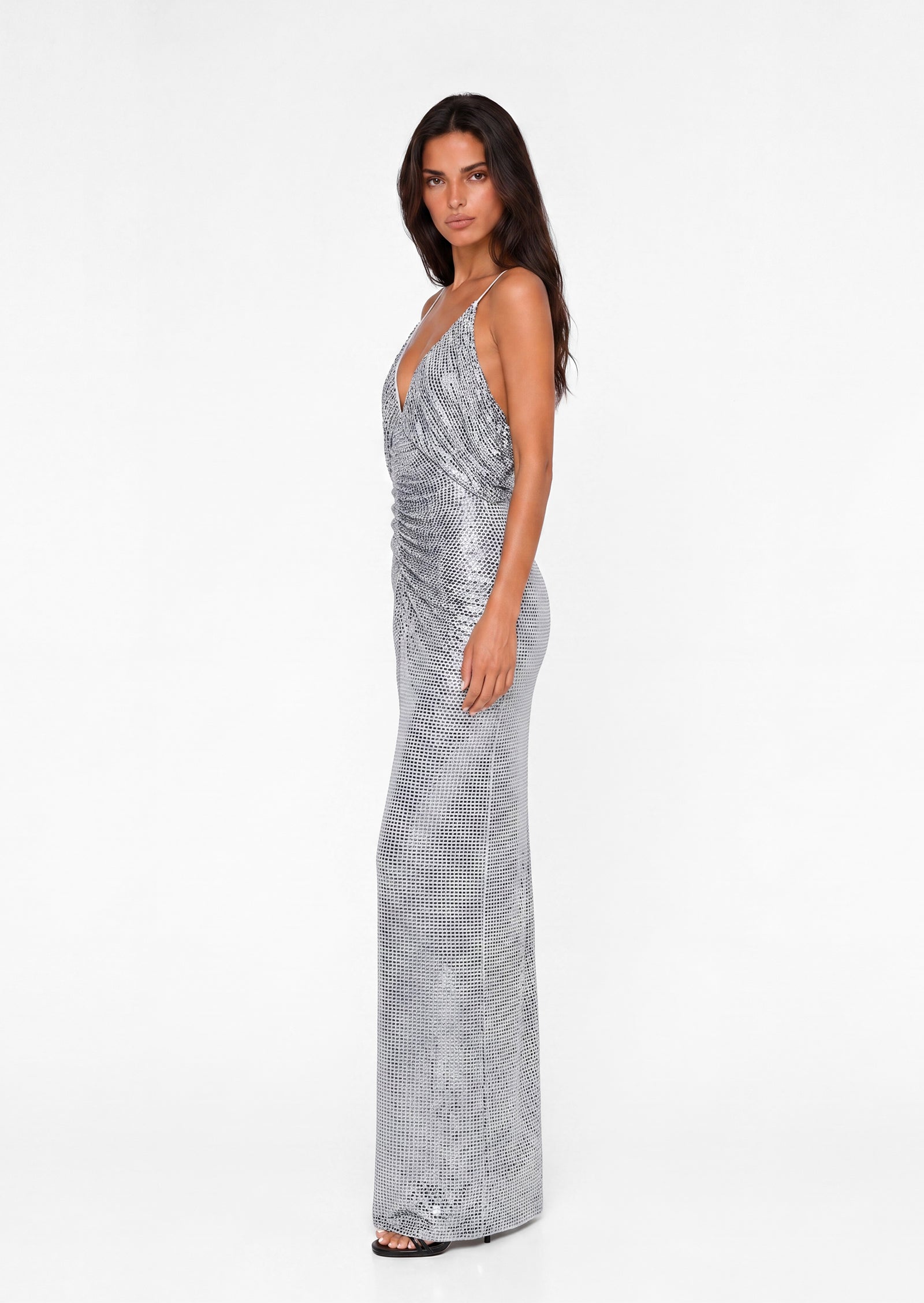 Dagny Rhinestone Sleeveless Maxi Dress