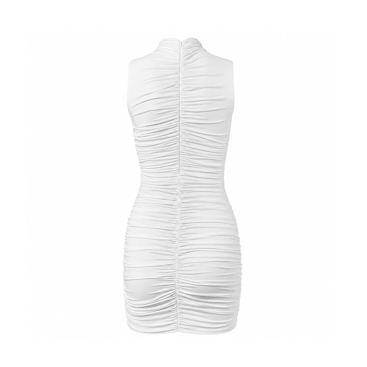 Cabriole Sleeveless Pleated Mini Dress