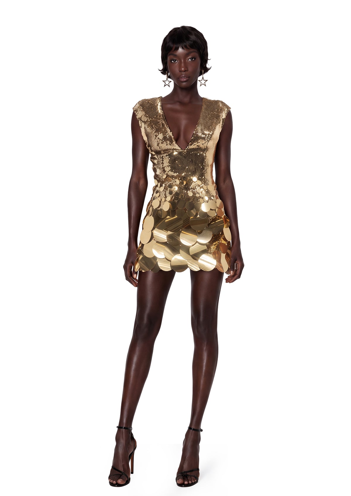 Gable Sleeveless Sequin Mini Dress