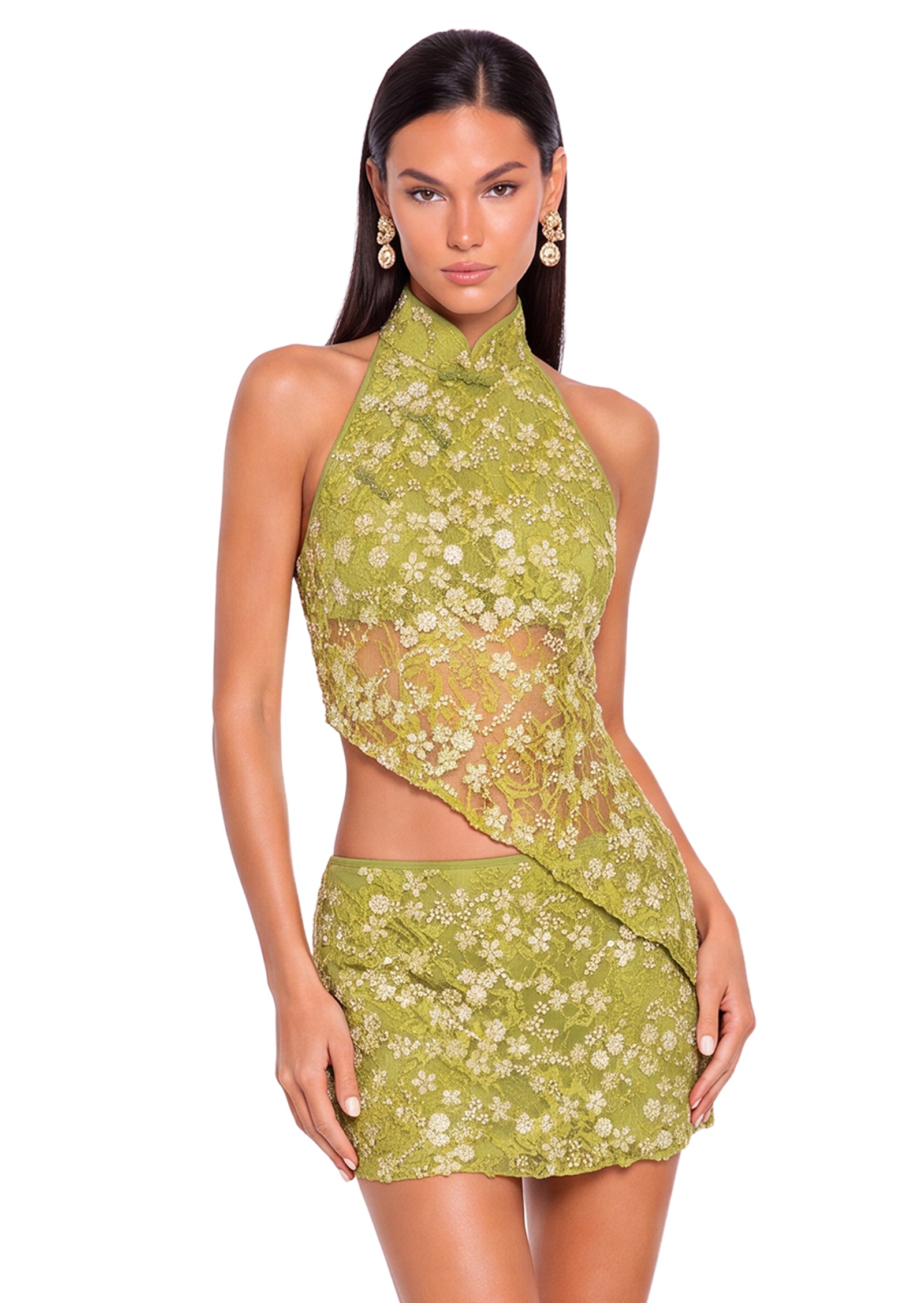 Dagwood Sleeveless Top And Short Skirt Set