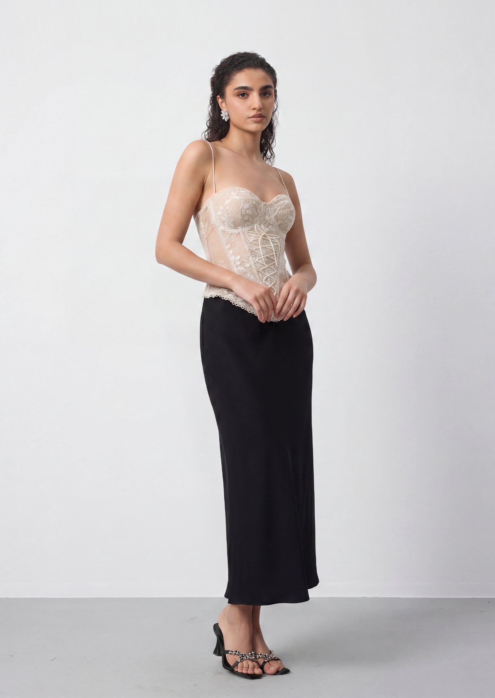 Maura Lace Corsetry Top