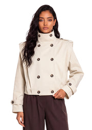 Yetta Detachable Sleeve Jacket
