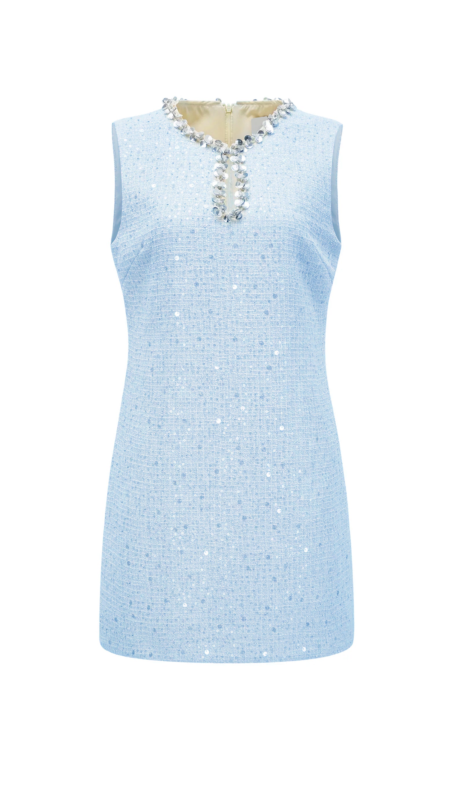 Sequin Boucle Mini Dress