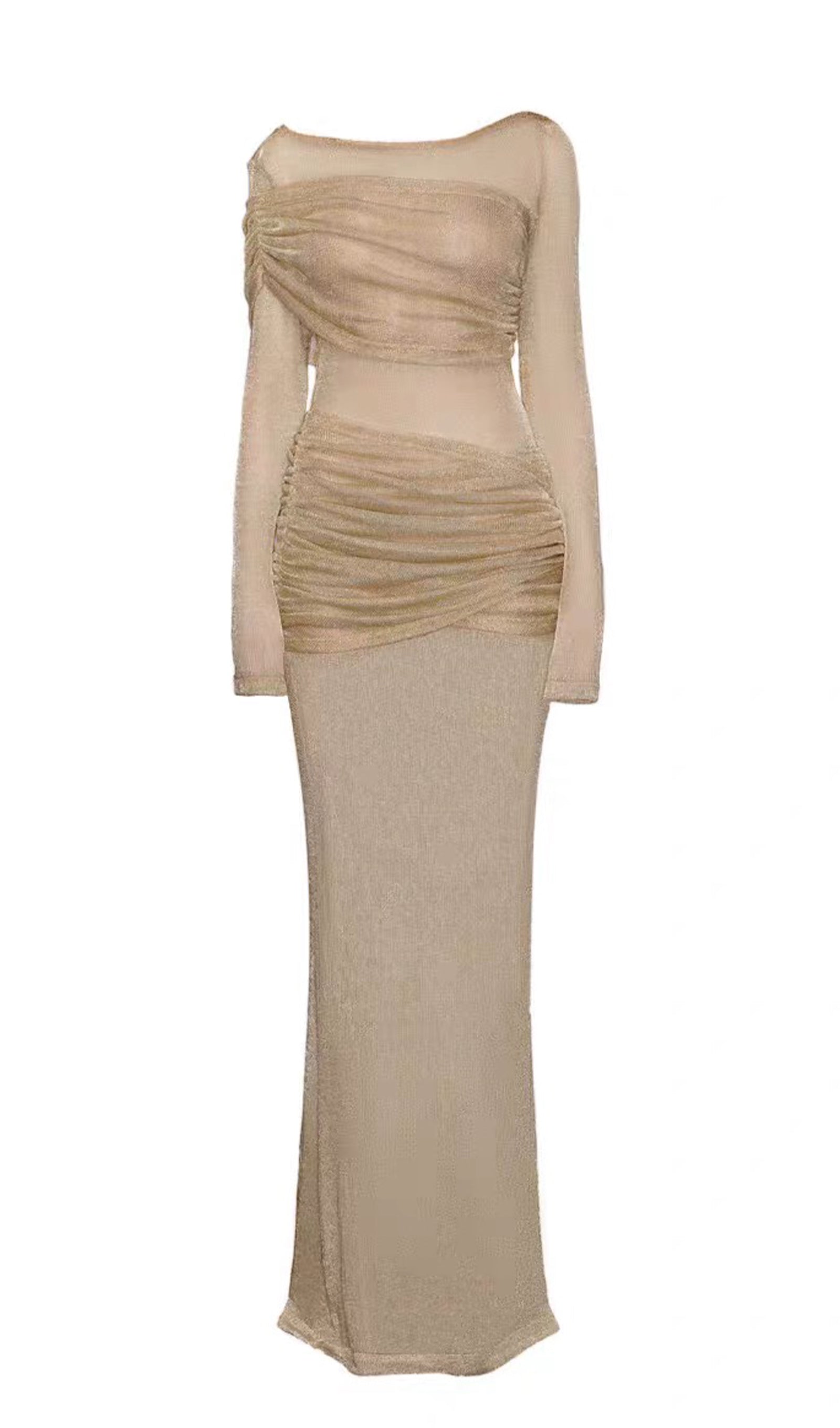 Trendy Ruffle Knit Midi Dress