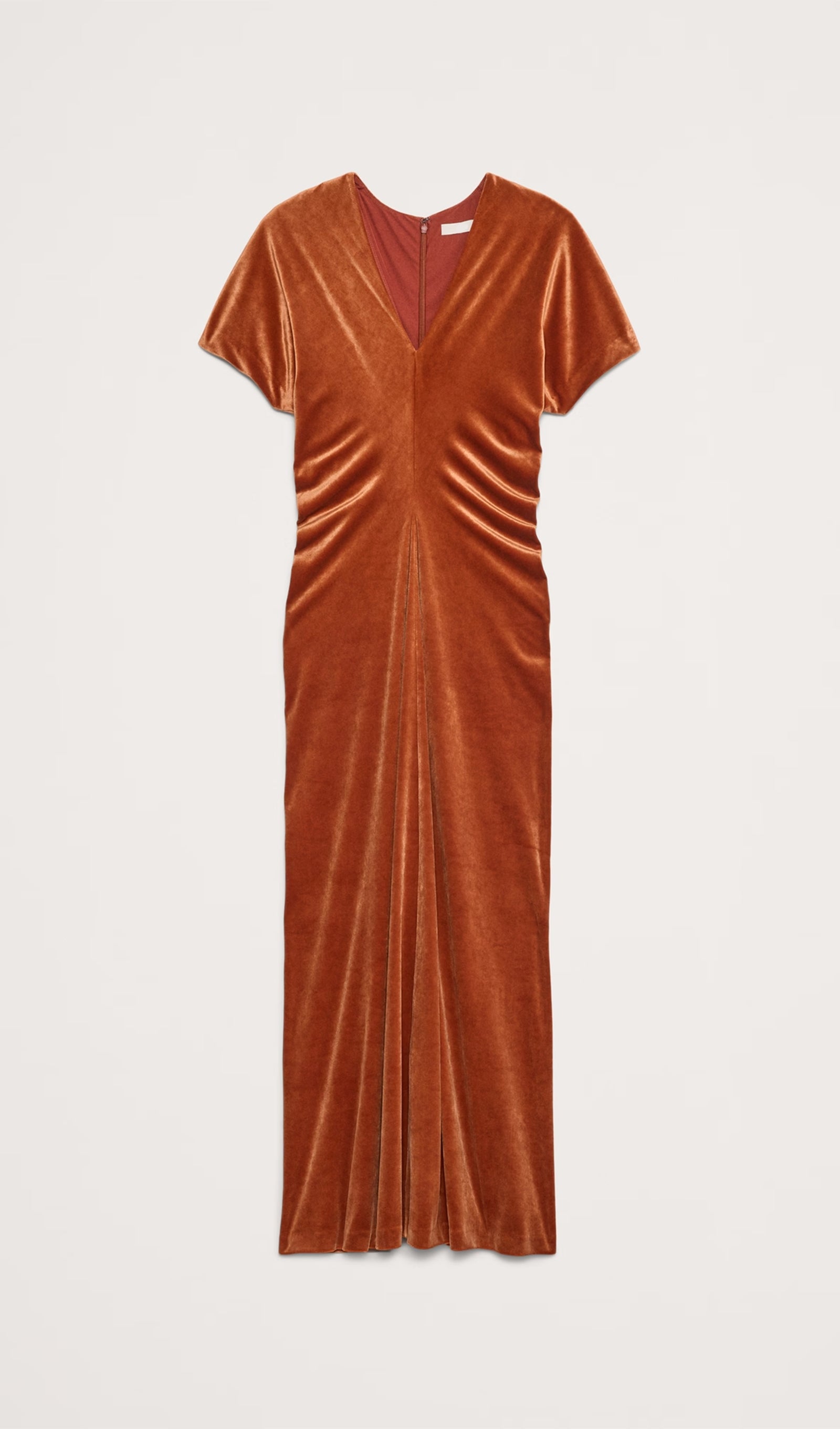 Midikleid in A-Linie mit Blumenmuster und Laternenärmeln