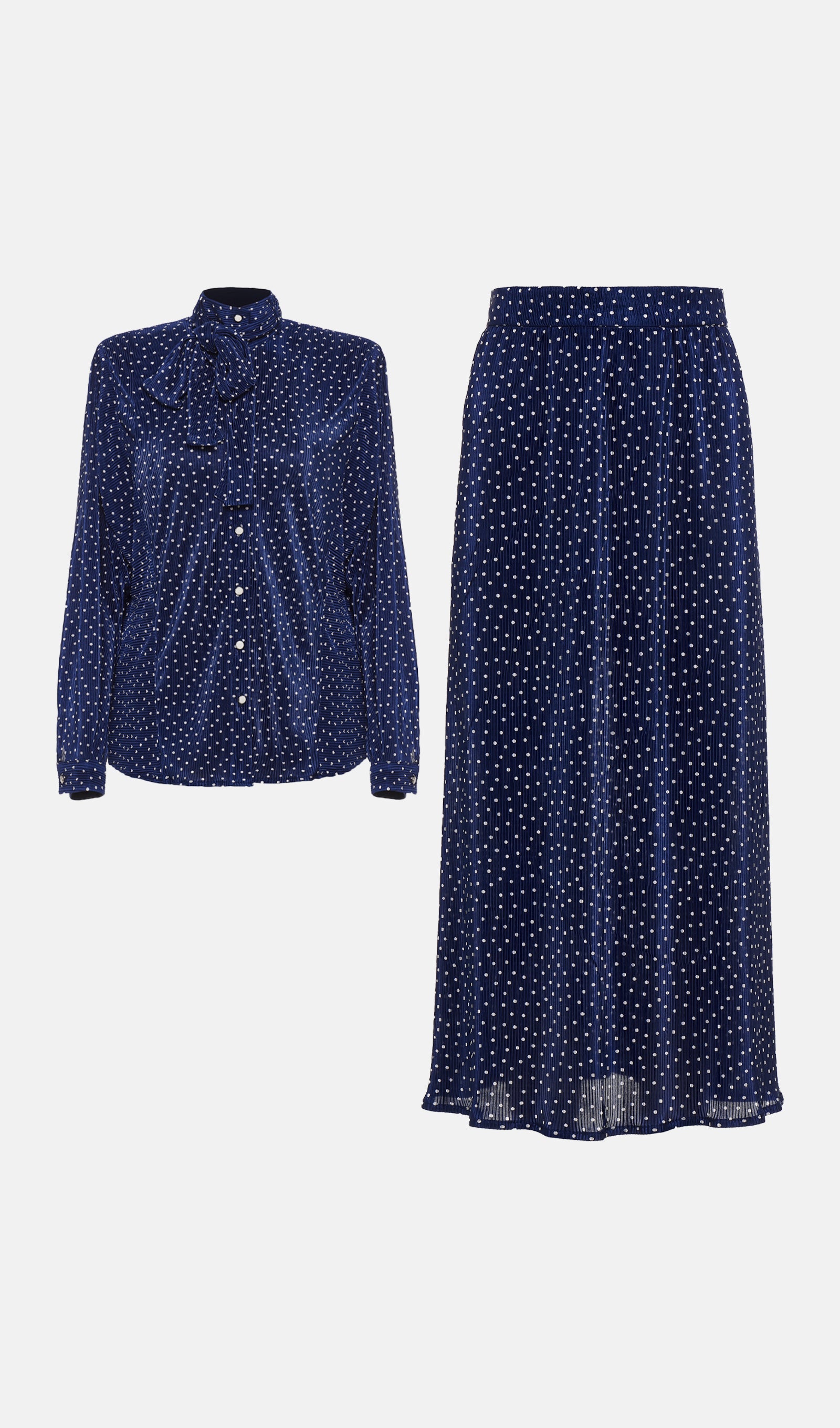 Midikleid in A-Linie mit Blumenmuster und Laternenärmeln