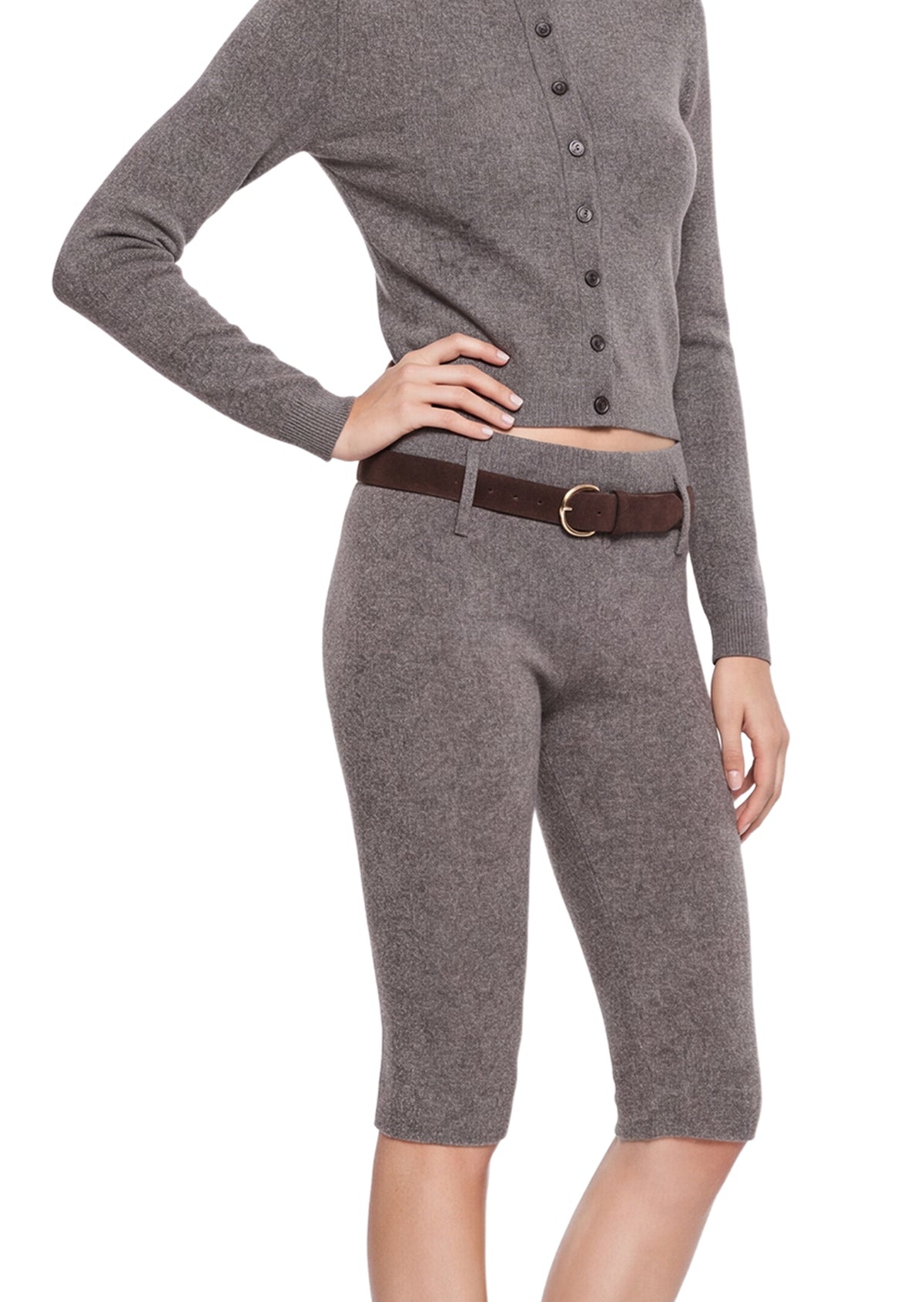 Bakarne Knit  Pants In Grey