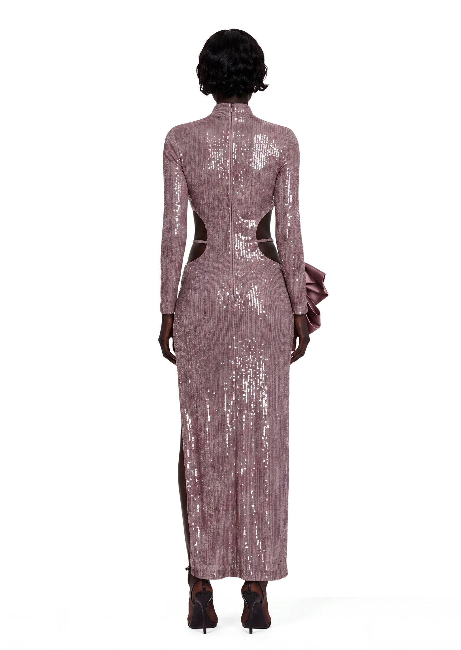 Beasley Long Sleeve Sequin Maxi Dress