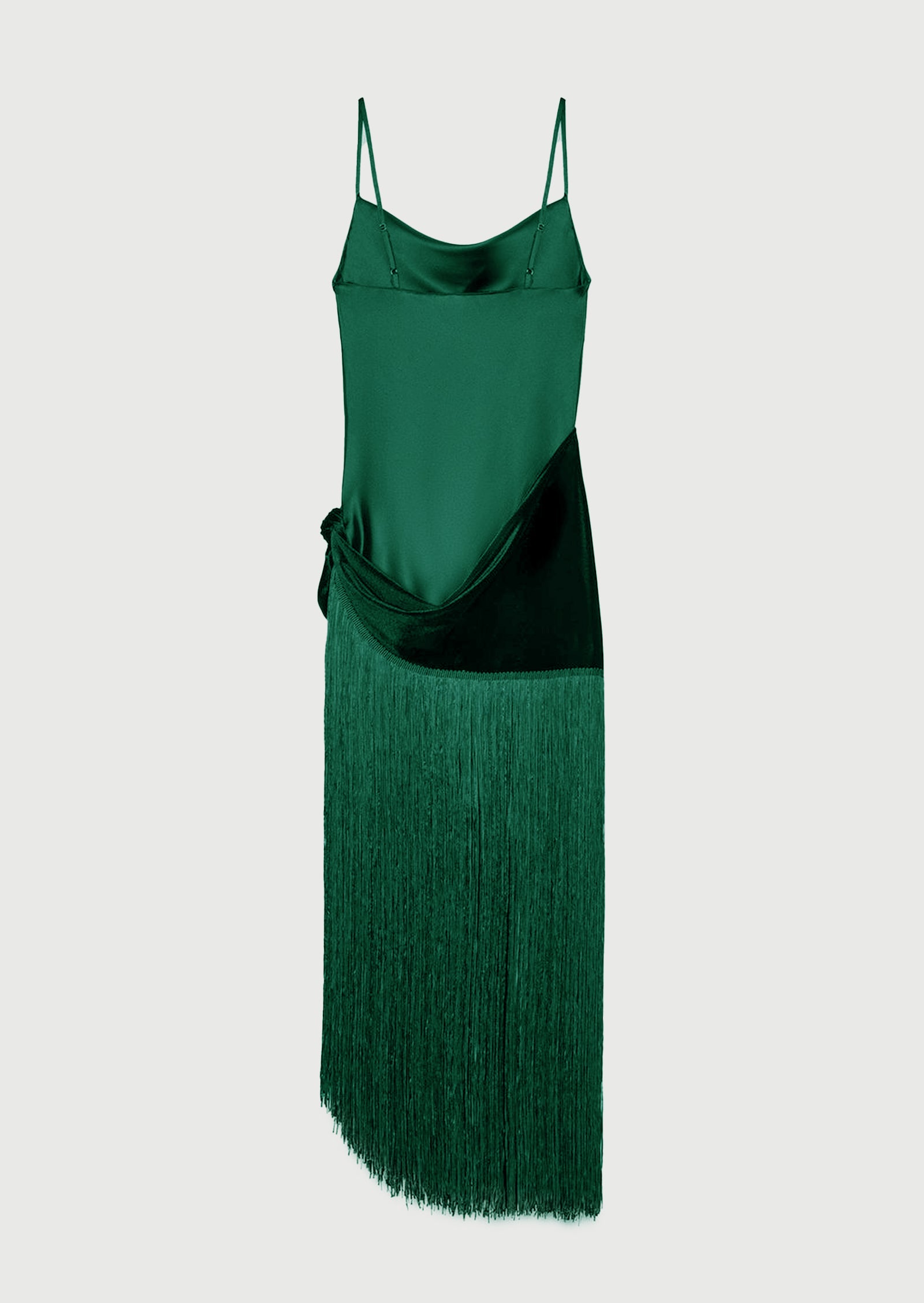 Midikleid in A-Linie mit Blumenmuster und Laternenärmeln