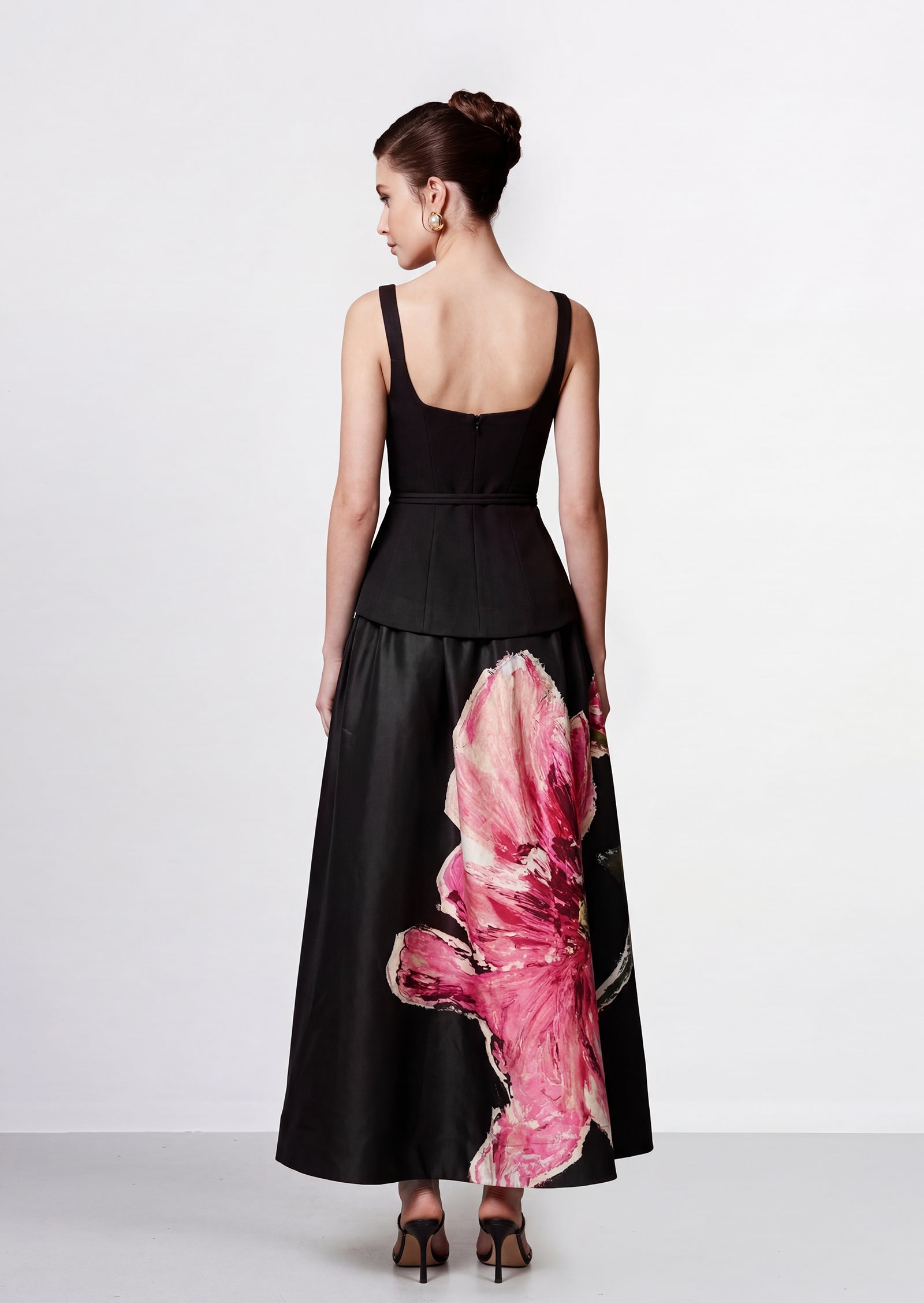 Acton Flower Printed Maxi Dress