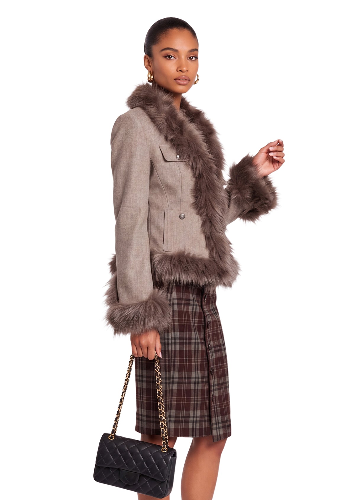 Aarav Long Sleeved Cropped Jacket