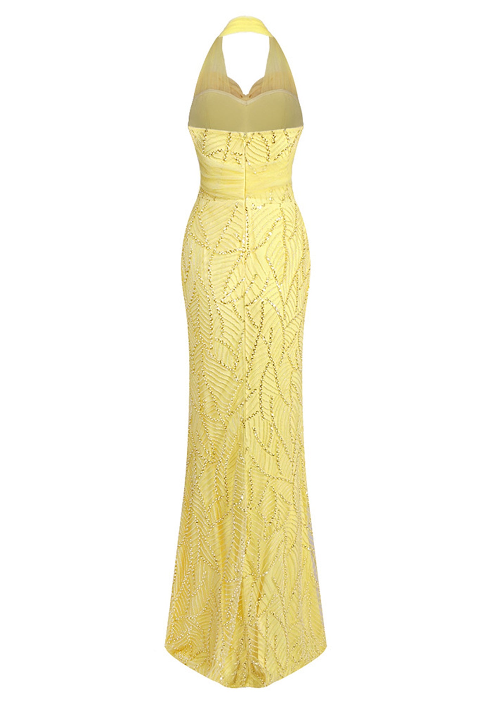 Midikleid in A-Linie mit Blumenmuster und Laternenärmeln