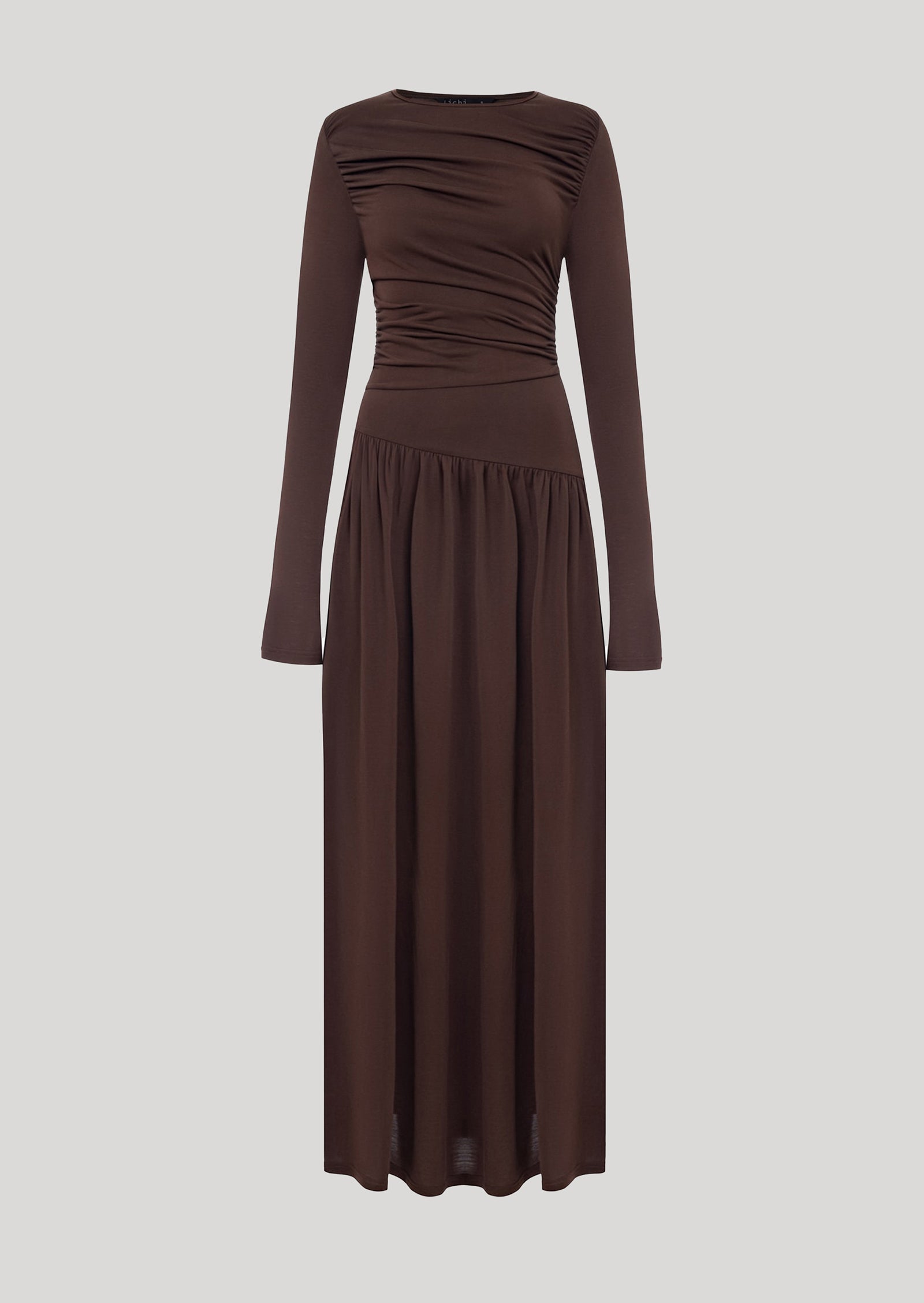 Ruffle Knitted Maxi Dress