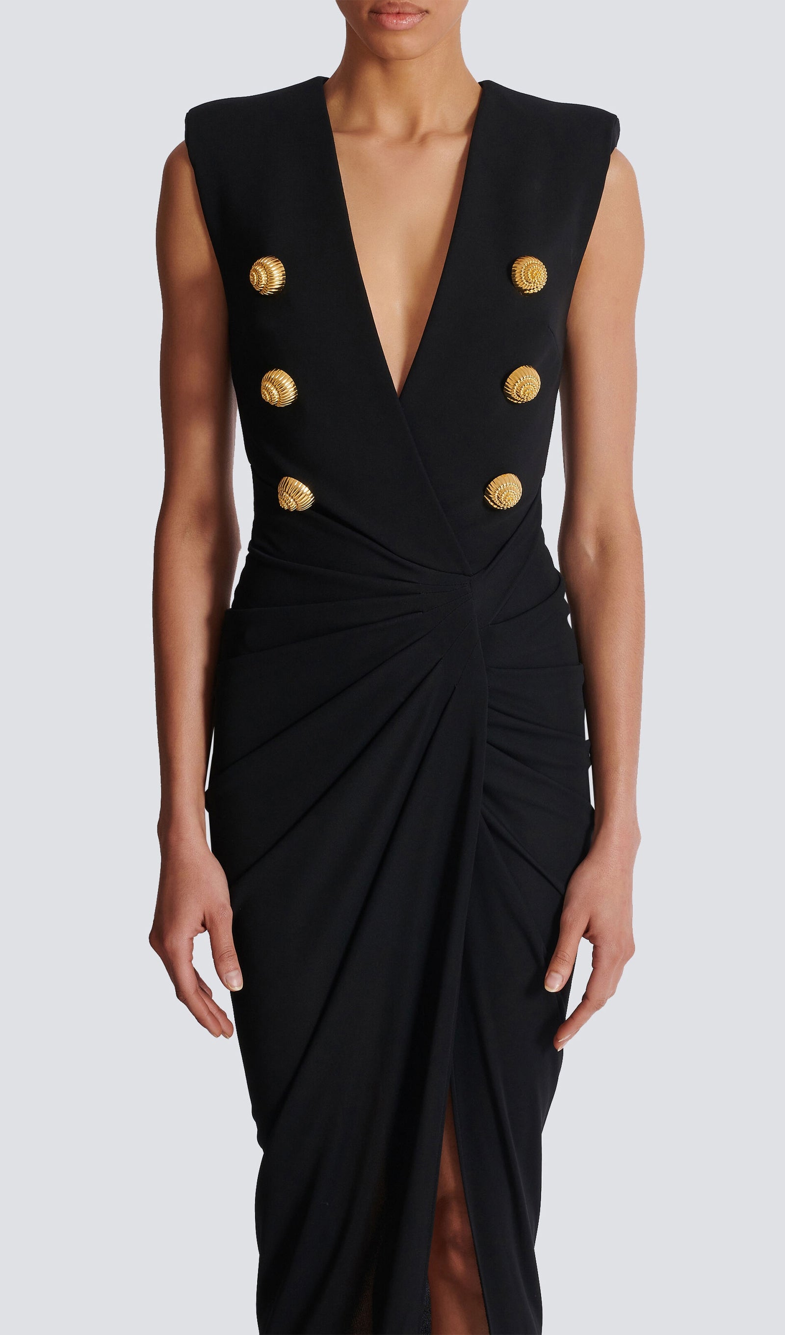 فستان قصير أحمر بدون حمالات مع فيونكة 