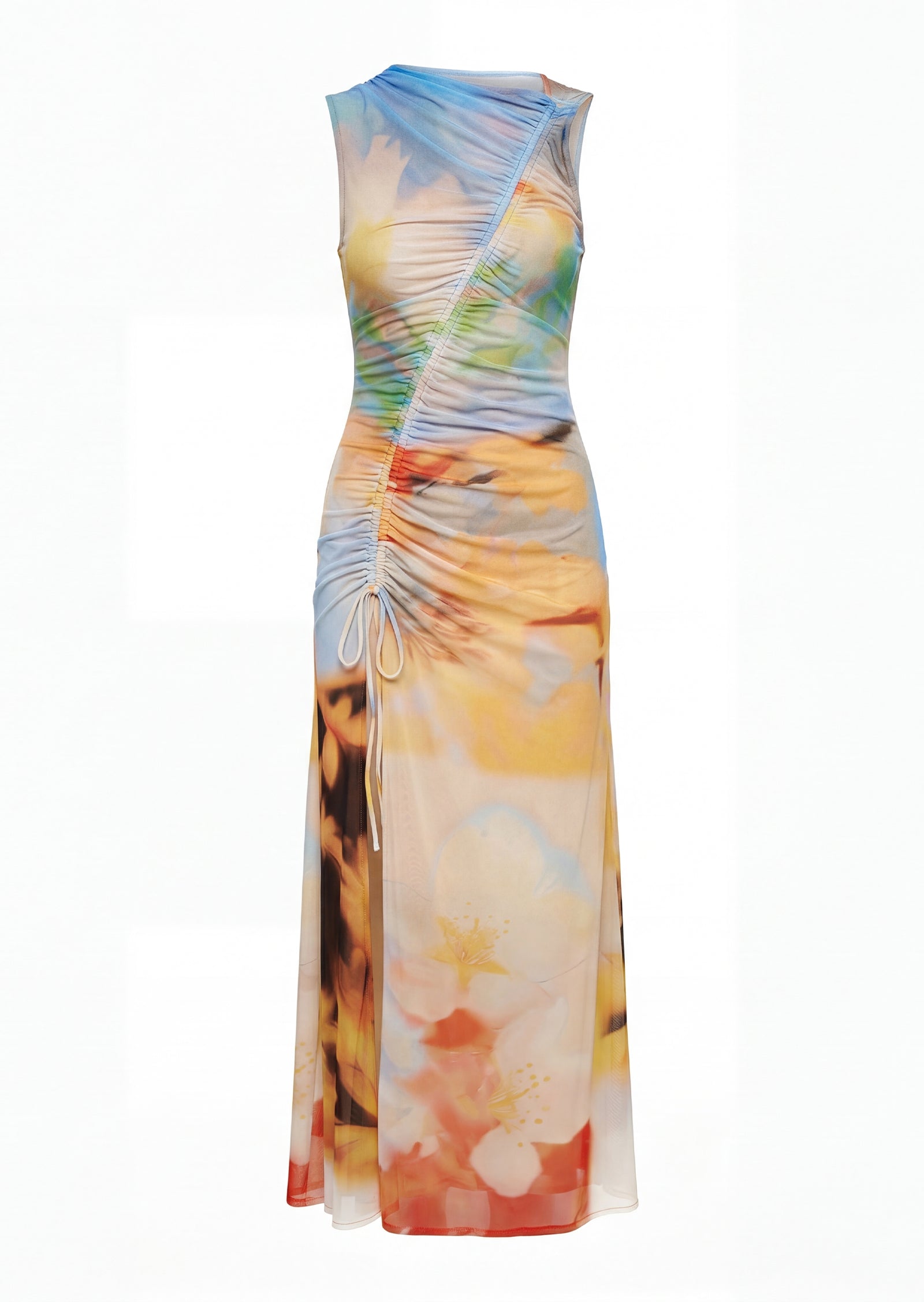 Vallea Sleeveless Maxi Dress In Print
