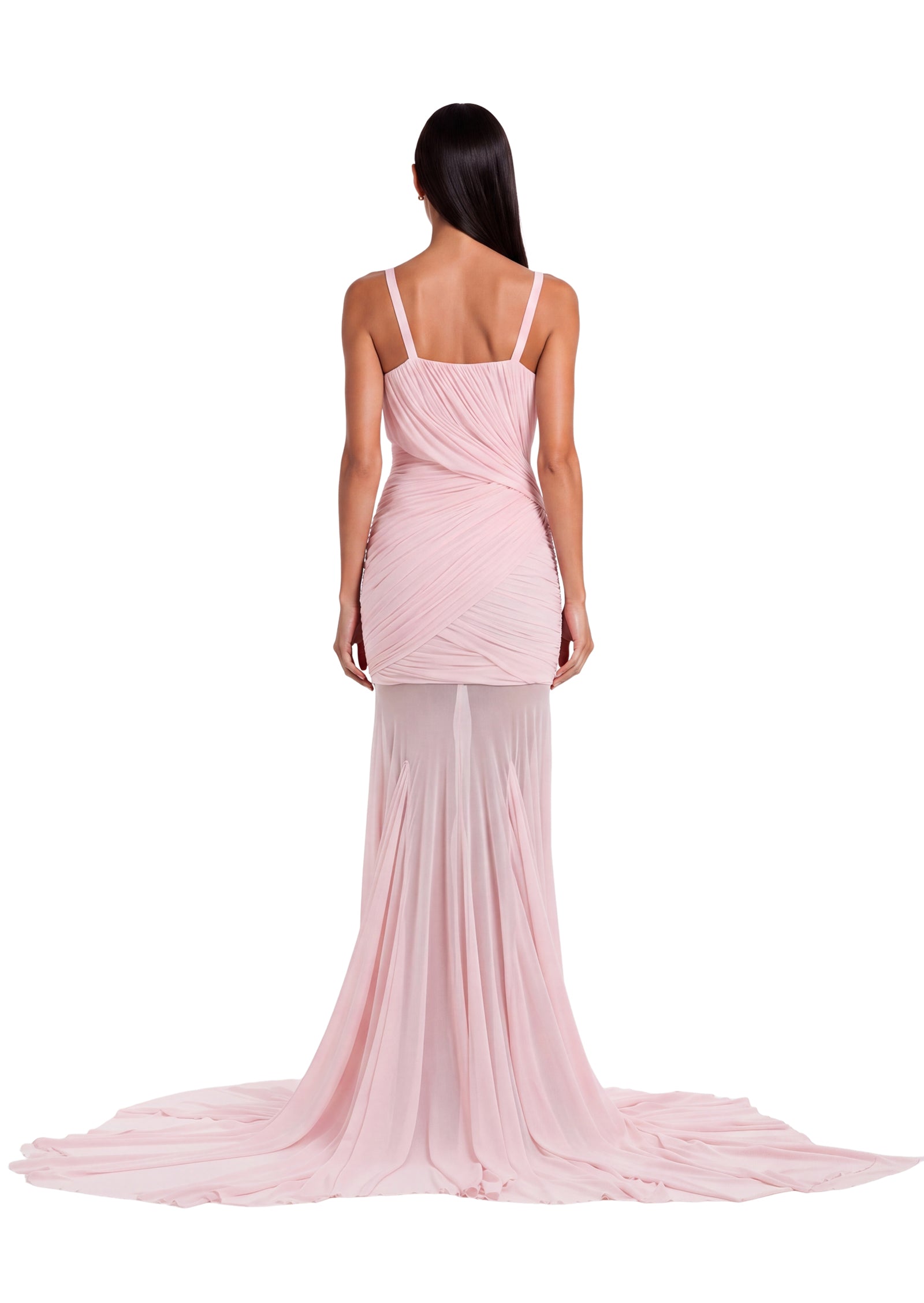 Lael V Neck Sleeveless Maxi Dress In Pink