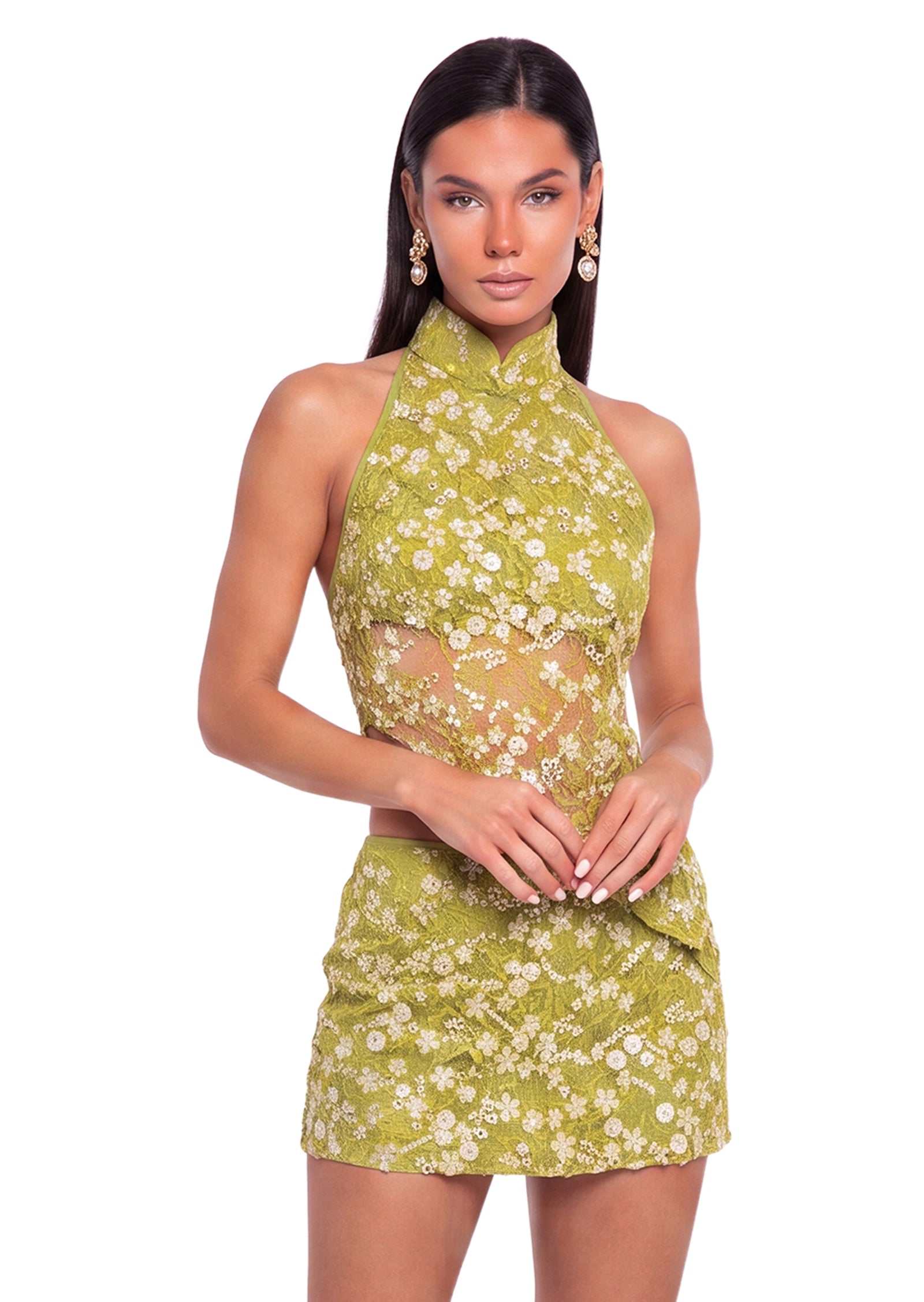 Dagwood Sleeveless Top And Short Skirt Set
