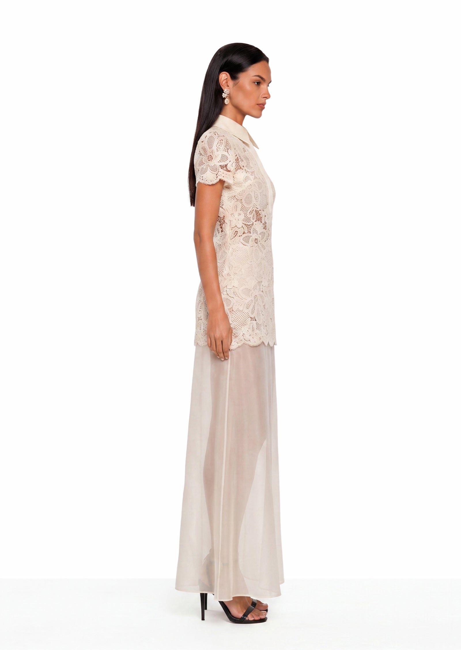 Ickett Lacey Set Maxi Dress