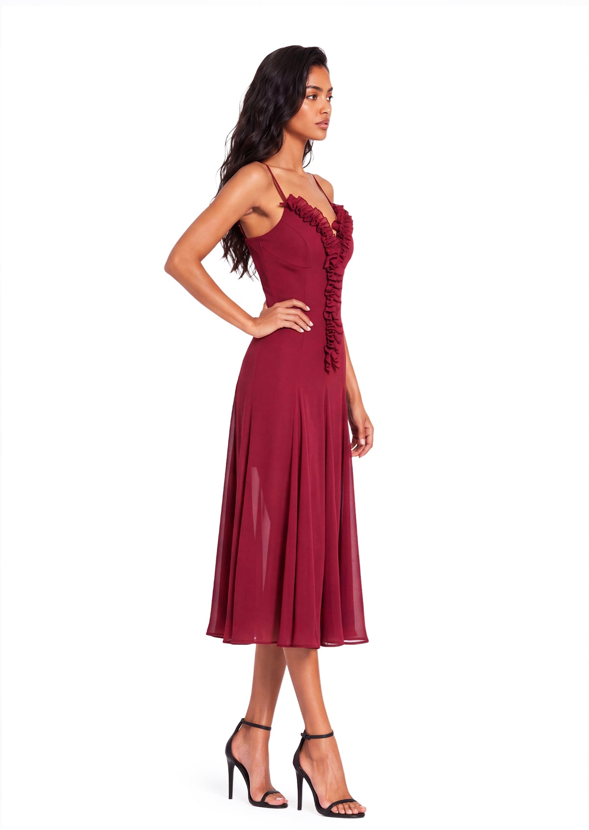 Baara Sleeveless Midi Dress