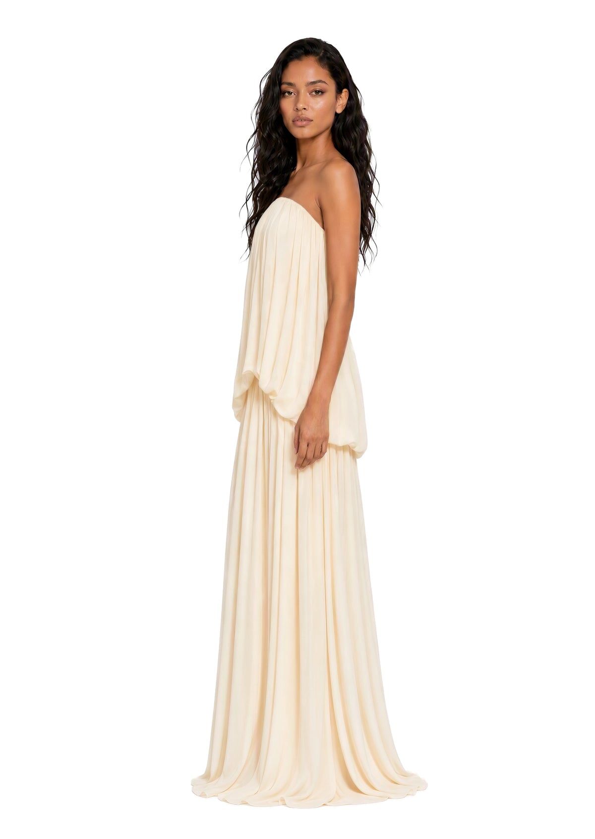 Dae Sleeveless Strapless Maxi Dress