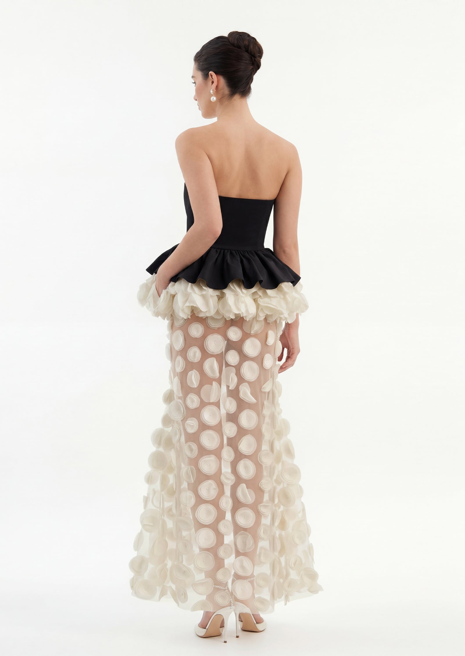 Bronx Flower Mesh Maxi Dress