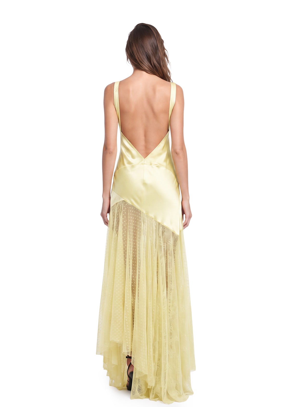 Iah Sleeveless Lace Maxi Dress