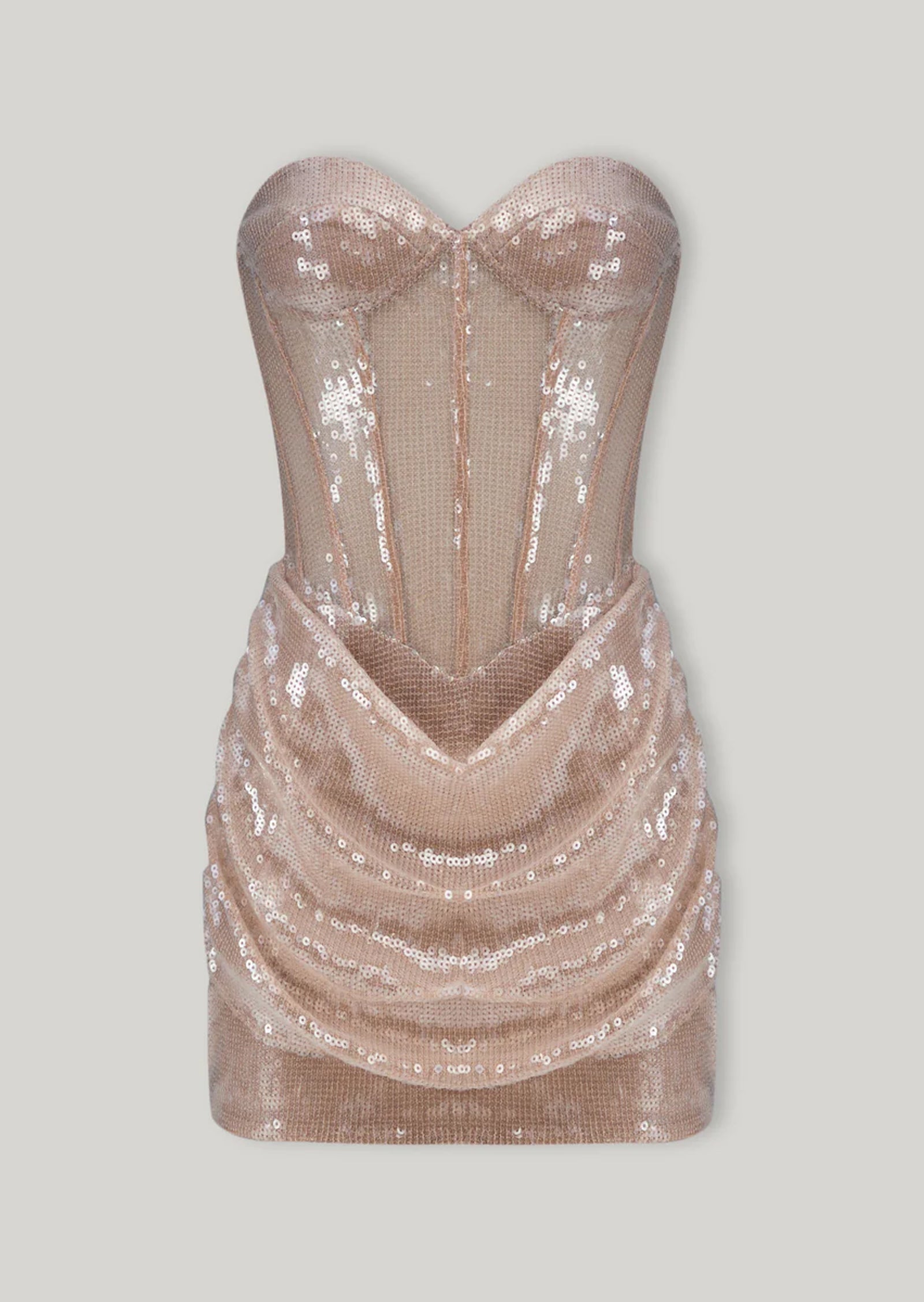 Midikleid in A-Linie mit Blumenmuster und Laternenärmeln