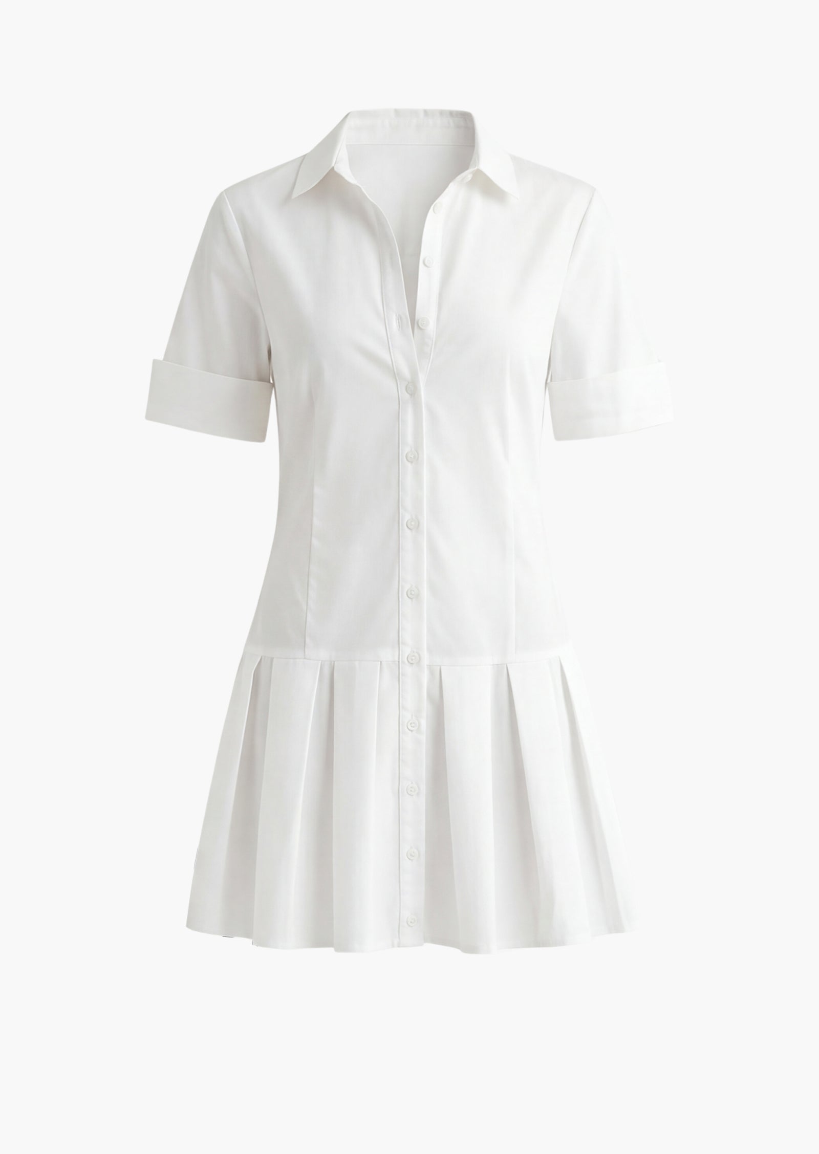 Midikleid in A-Linie mit Blumenmuster und Laternenärmeln