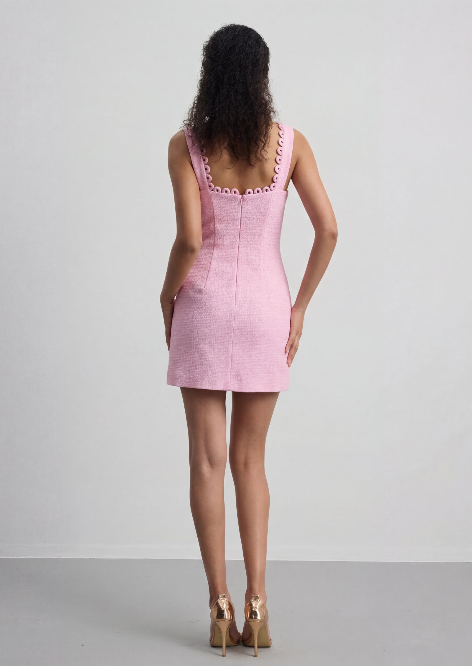 Mily Flower Form Mini Dress