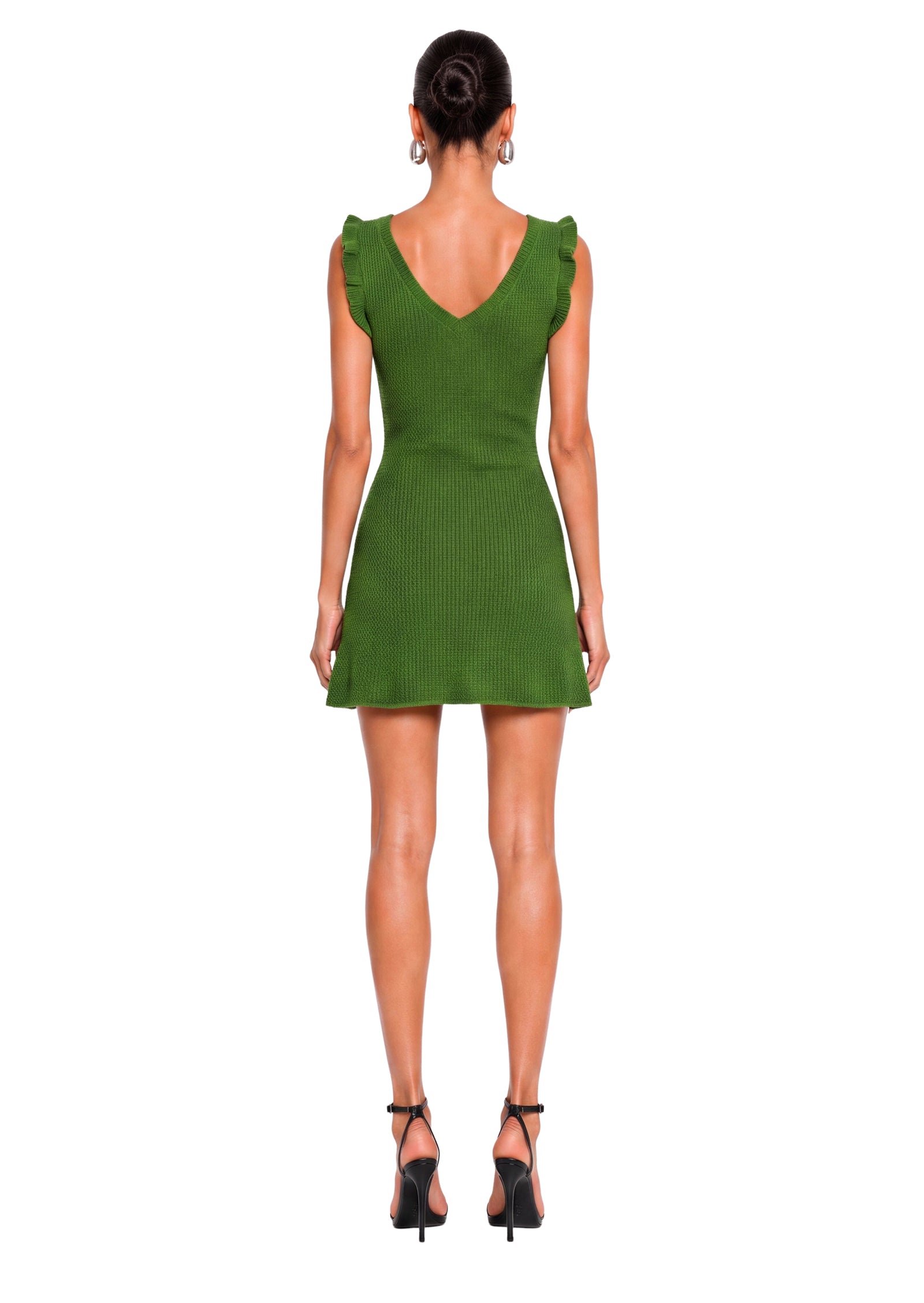 Lafayette V Neck Sleeveless Mini Dress