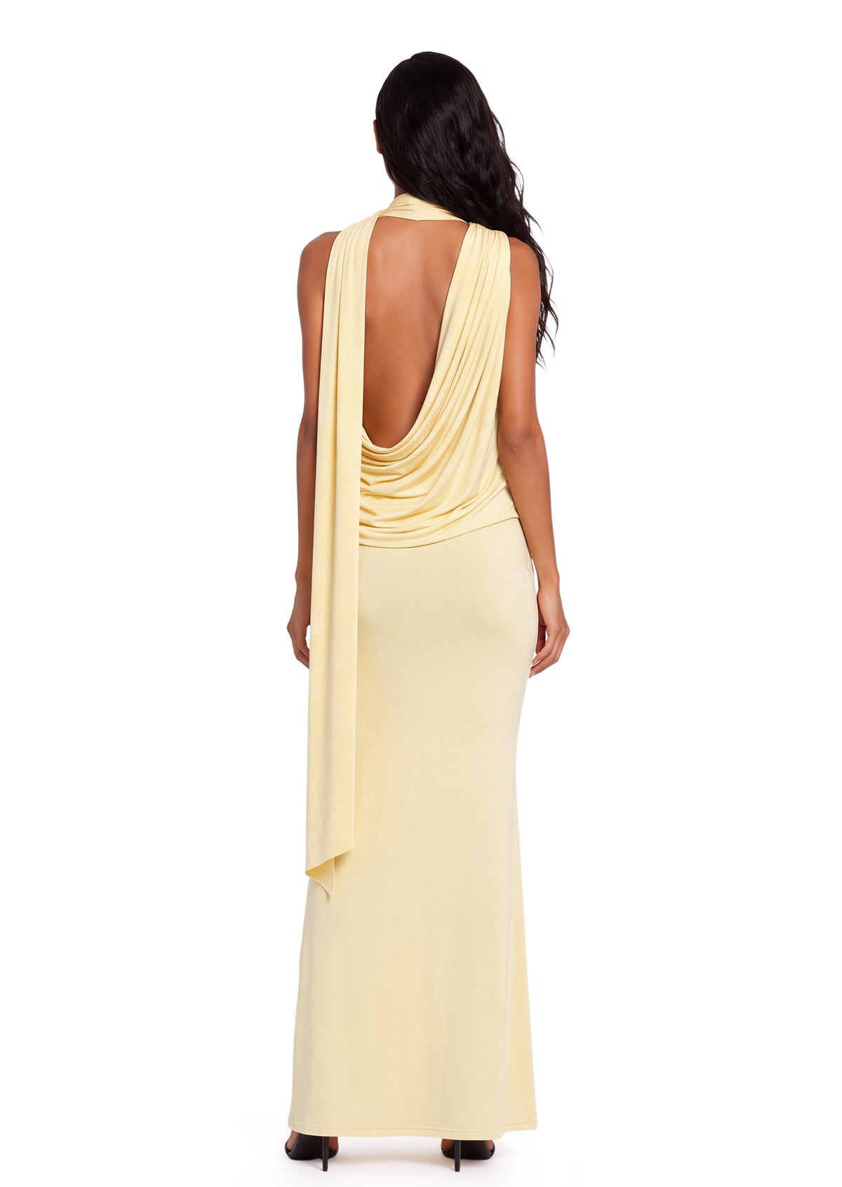 Ebbo Sleeveless Open Back Top & Skirt Set
