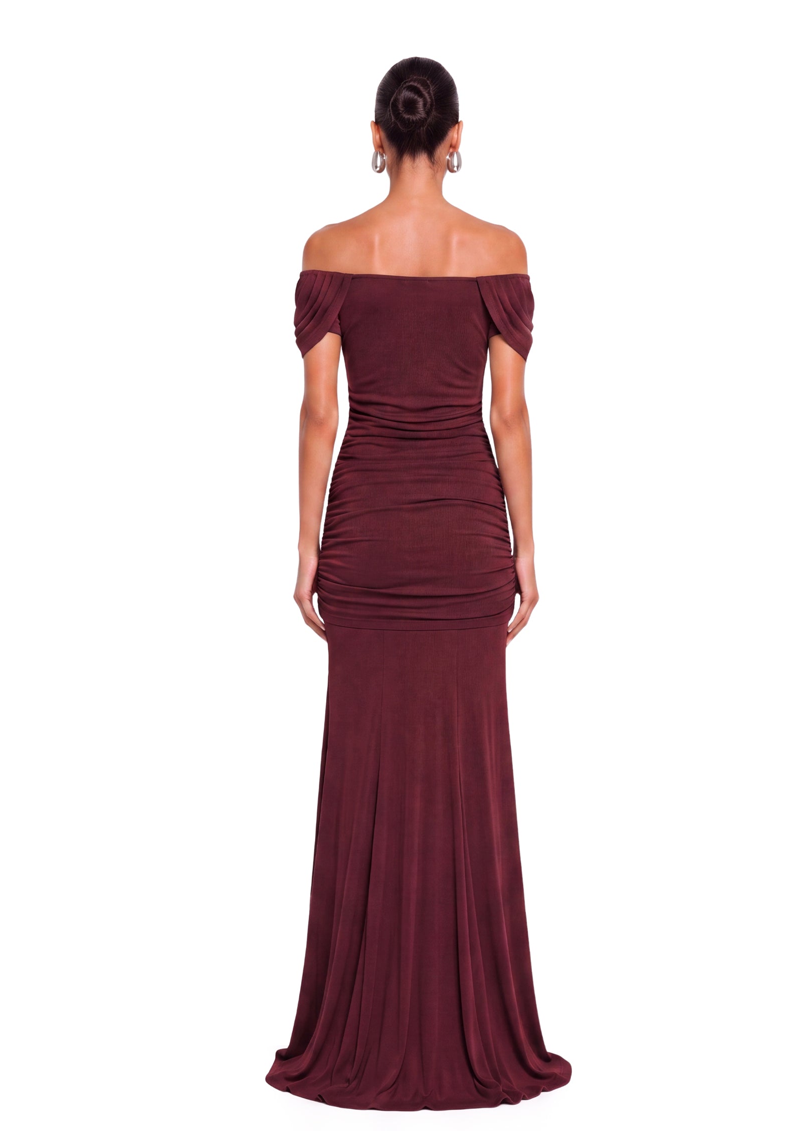 Hadia Off The Shoulder Top And Maxi Skirt Set