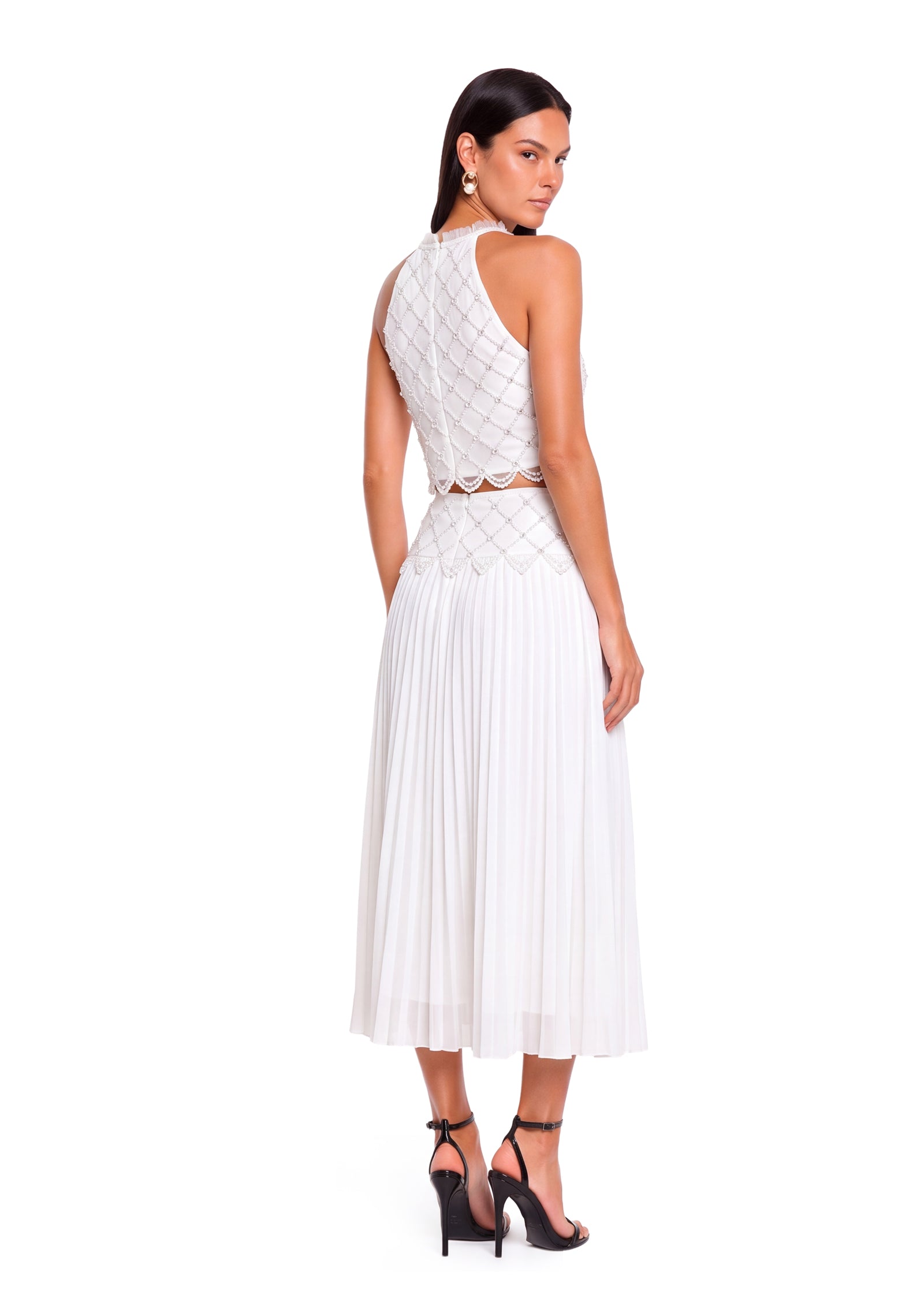 Paco Sleeveless Halter Top&Tulle Skirt Set