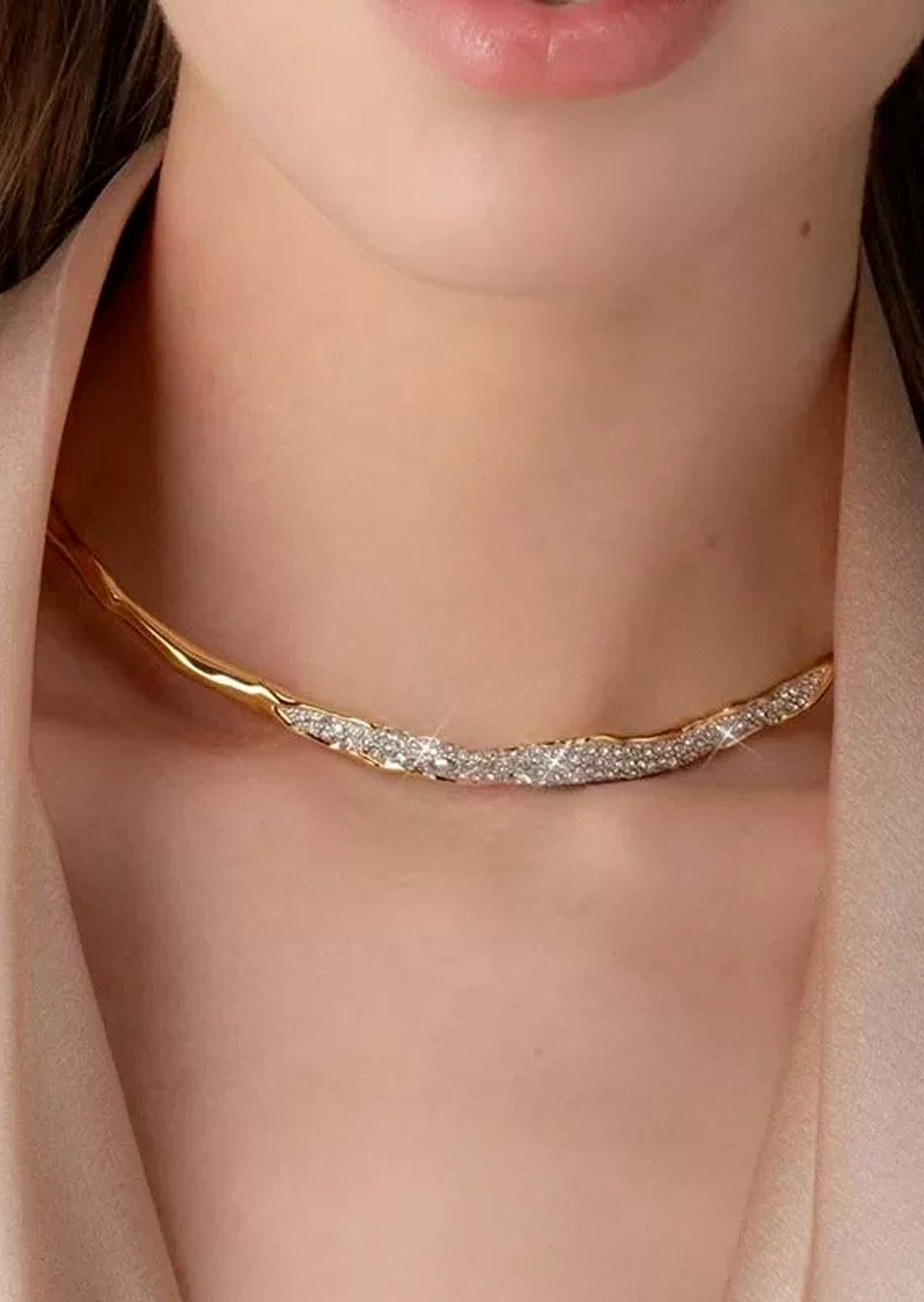 Edalene Rhinestone Choker