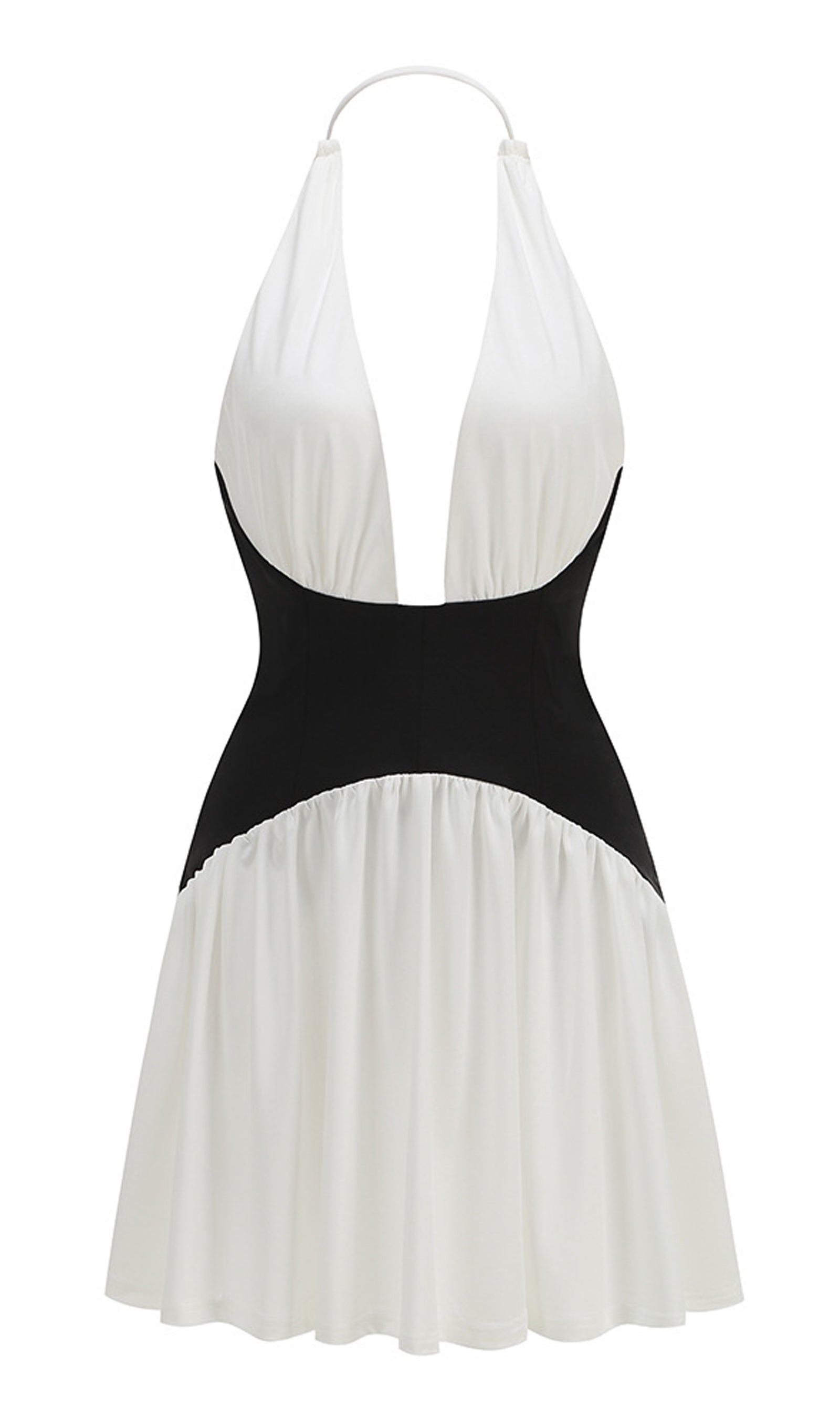 Contrast Corset Mini Dress
