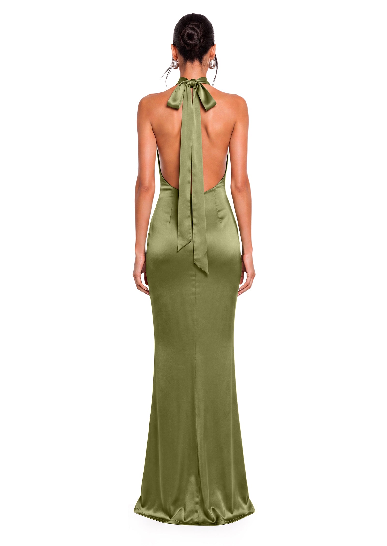 Midikleid in A-Linie mit Blumenmuster und Laternenärmeln