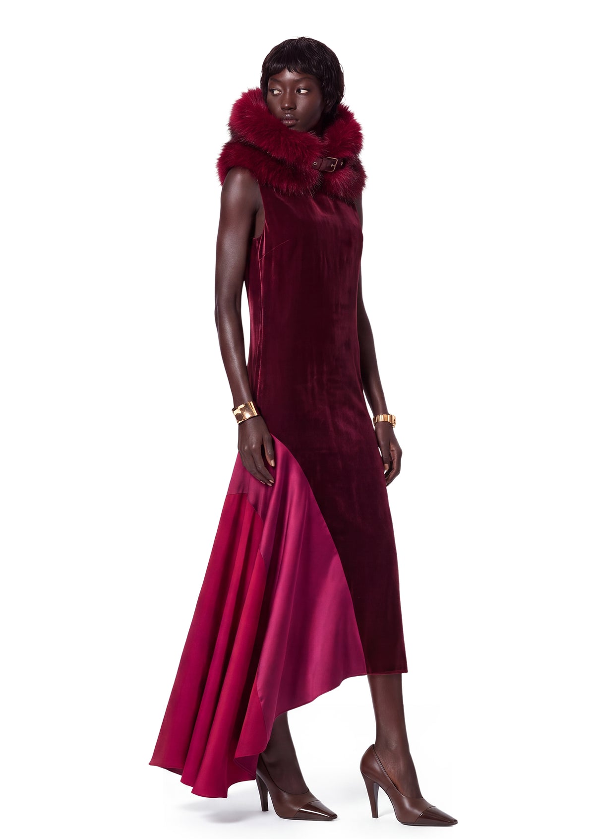 Yoko Velvet Midi Dress