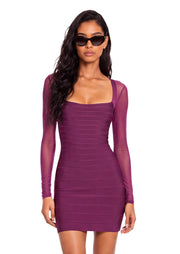 Abena Long Sleeve Mini Dress