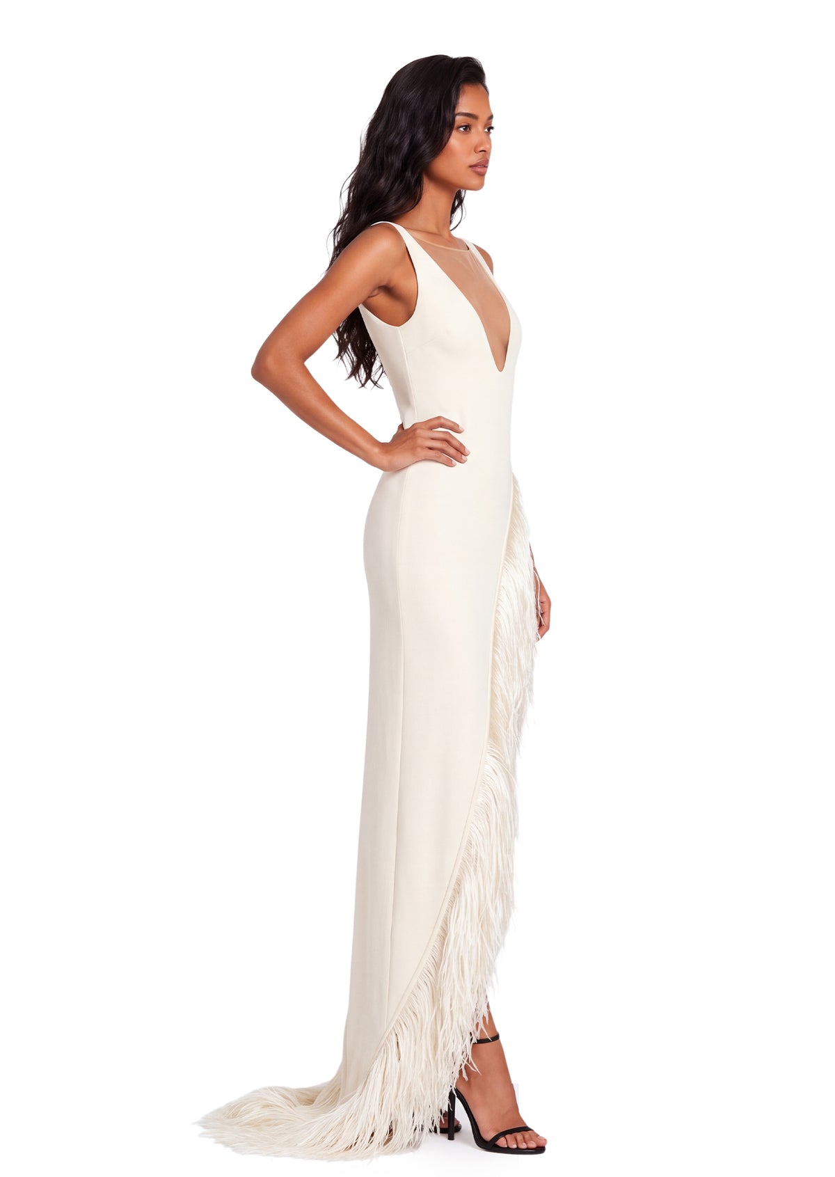 Ebba Sleeveless Tassel Maxi Dress