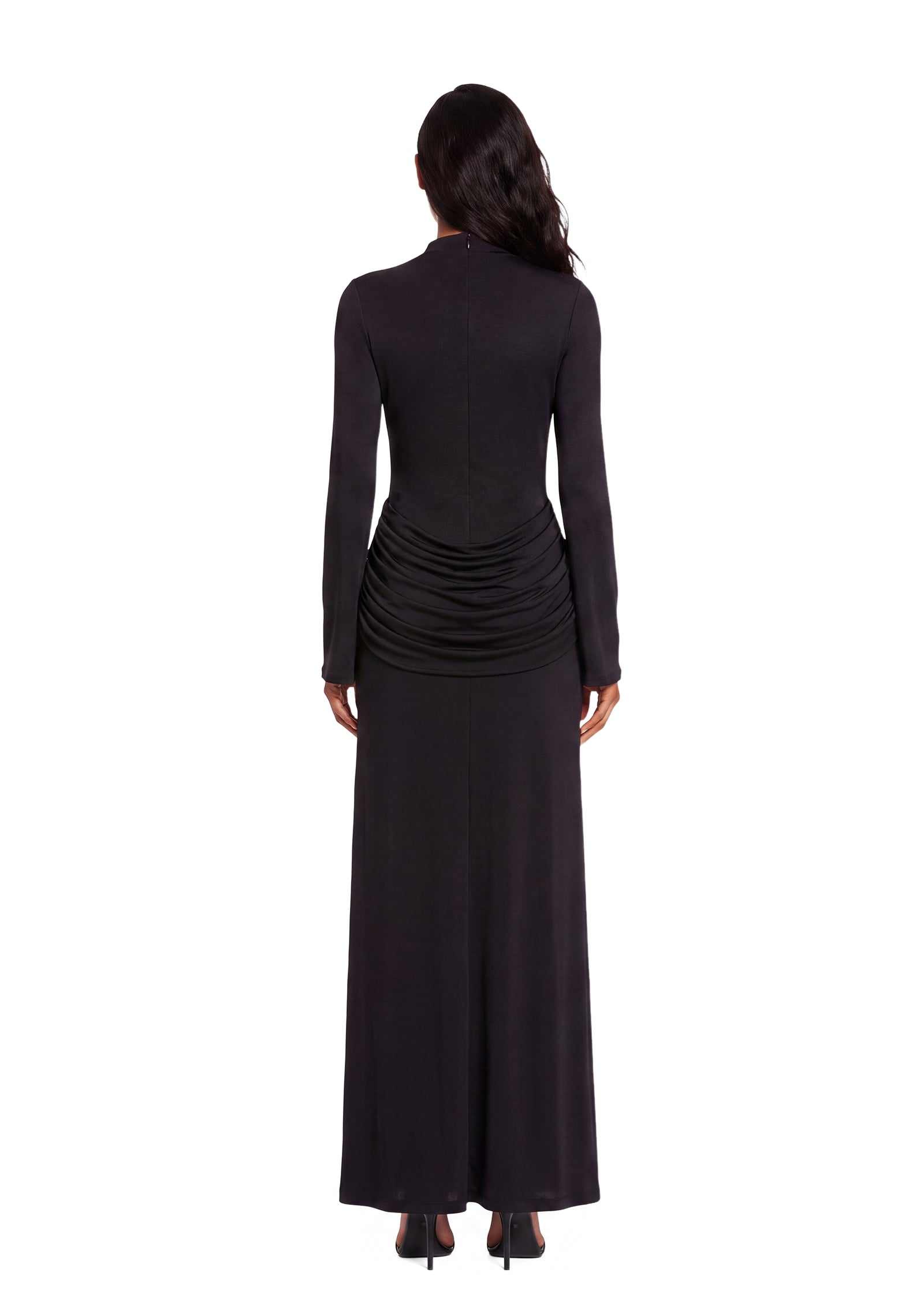 Bedros Jersey Maxi Dress In Black