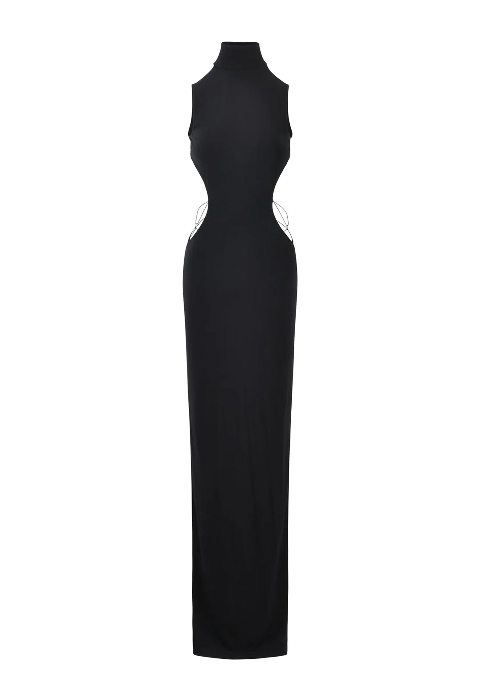 Midikleid in A-Linie mit Blumenmuster und Laternenärmeln