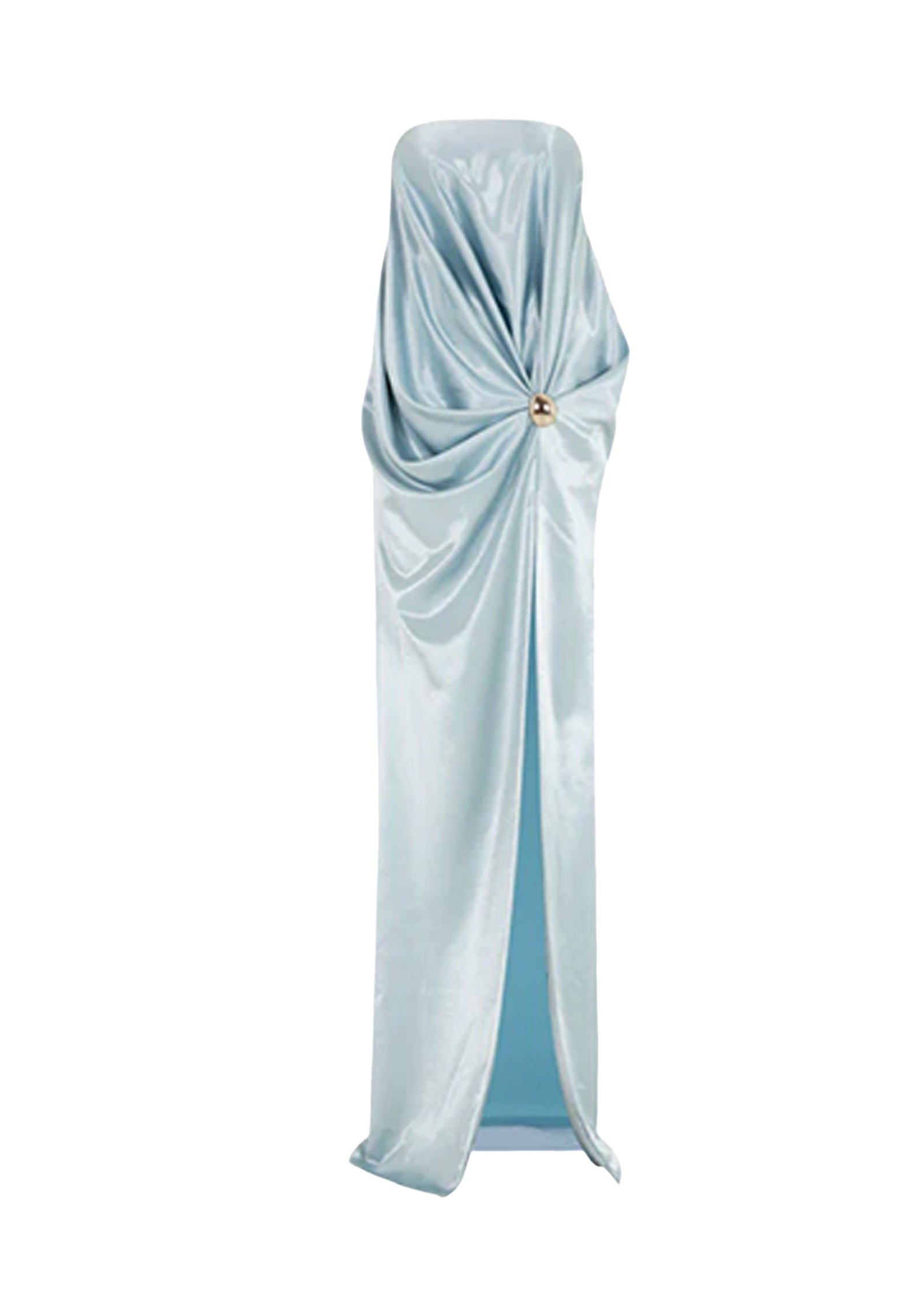 Midikleid in A-Linie mit Blumenmuster und Laternenärmeln